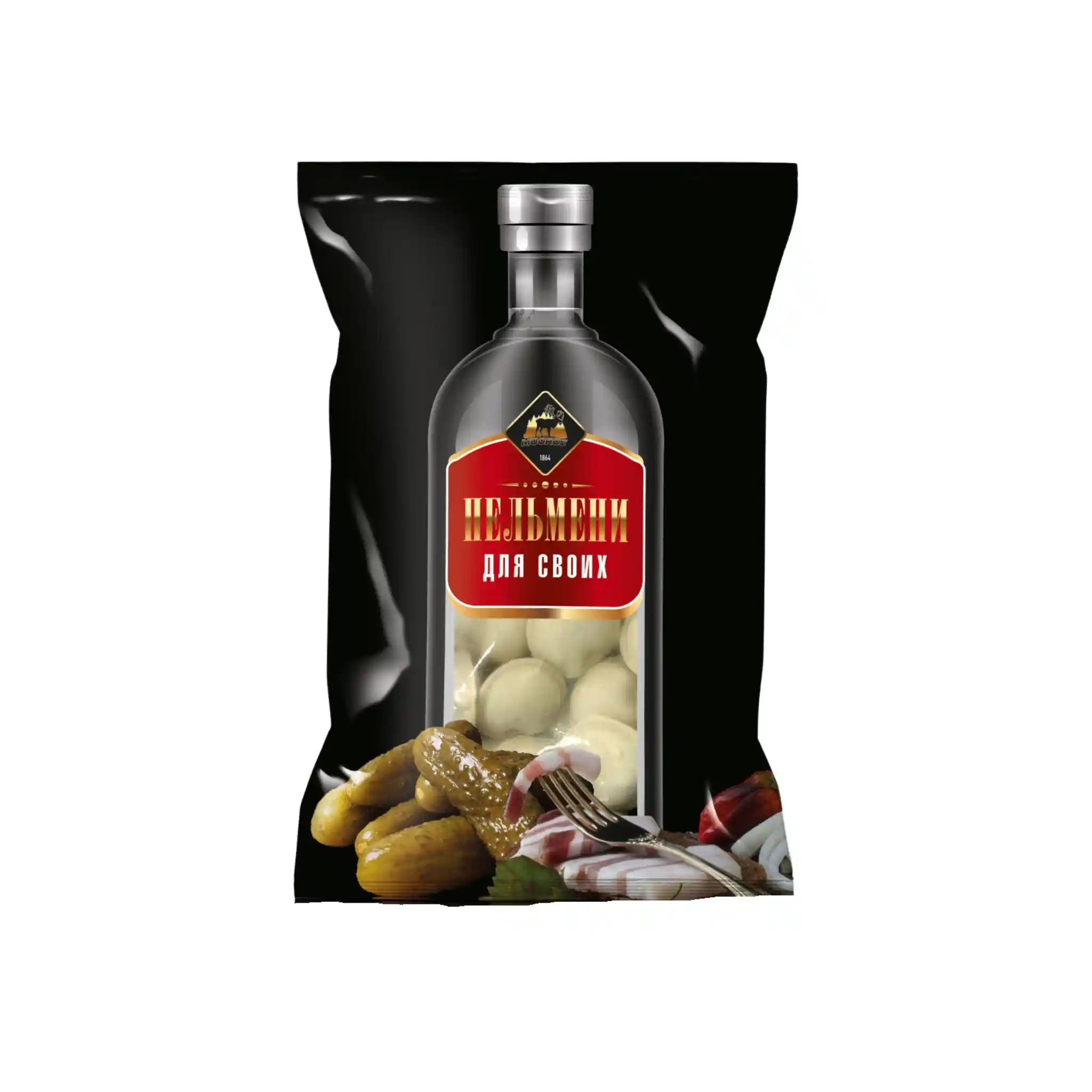 W Swojskie Pelmeně s vepřovým a hovězím masem, 1 kg/6 ks