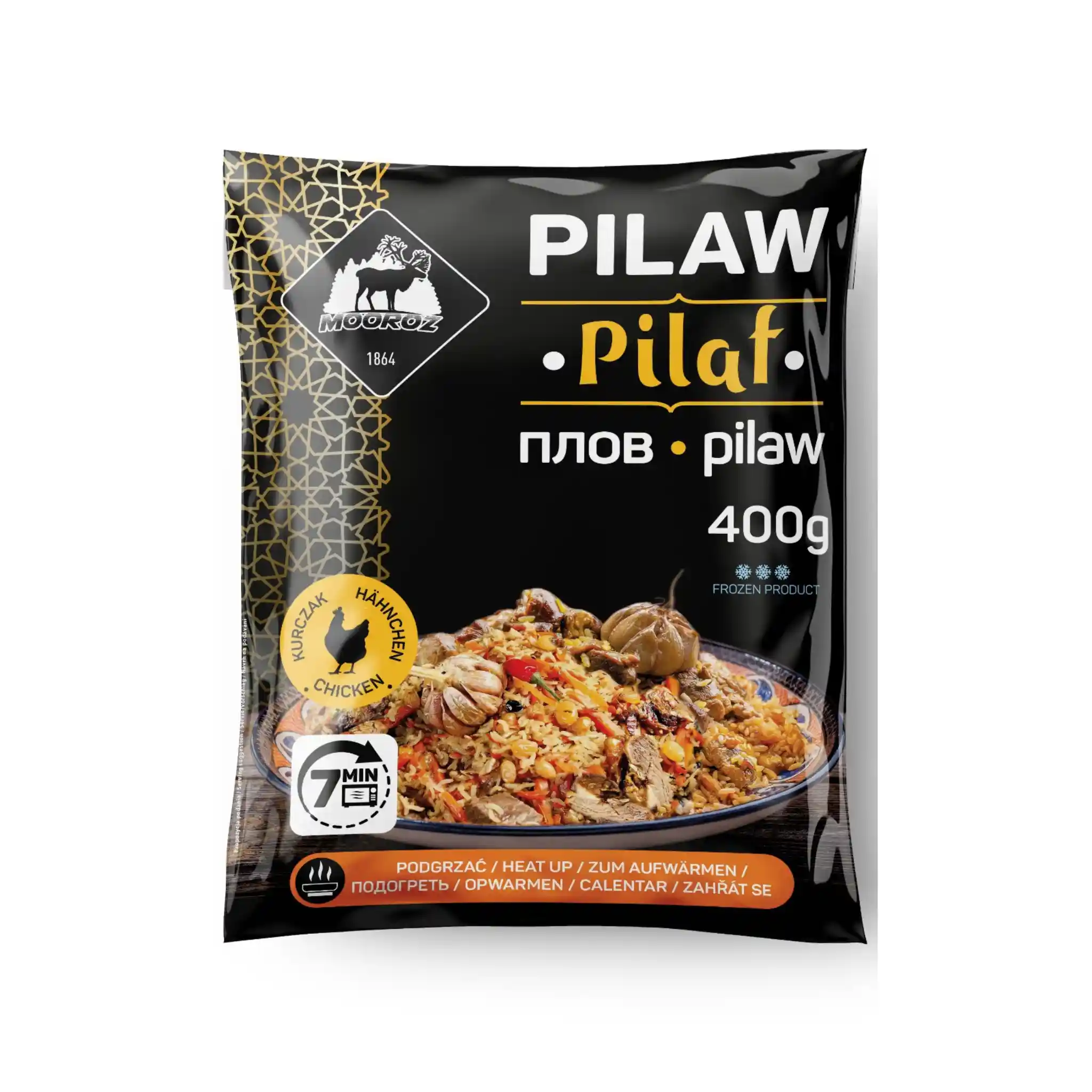 W Mooroz Pilaf s kuřecím masem, 400 g/16 ks