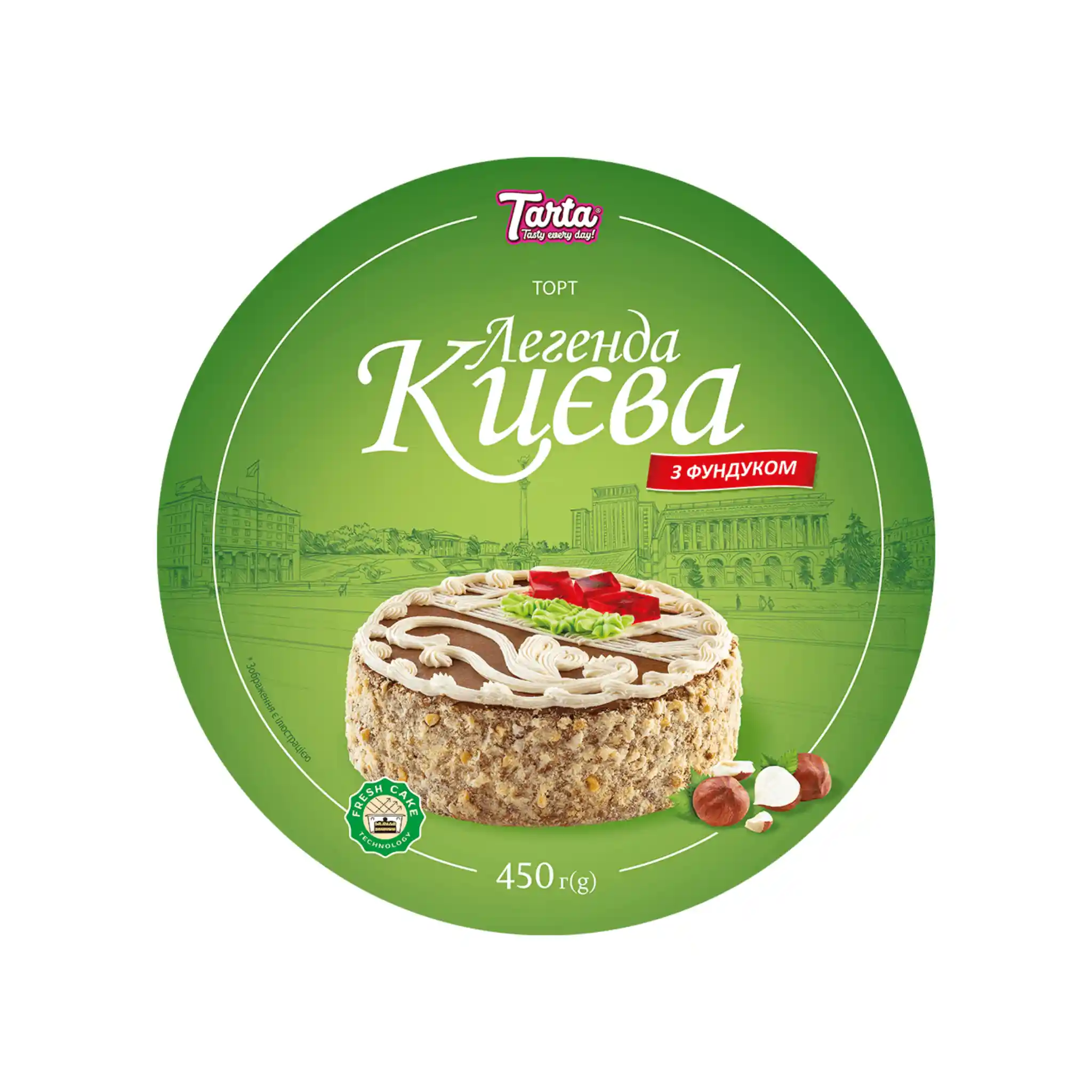 Tarta Dort "Legenda Kyeva", 450 g/2 ks