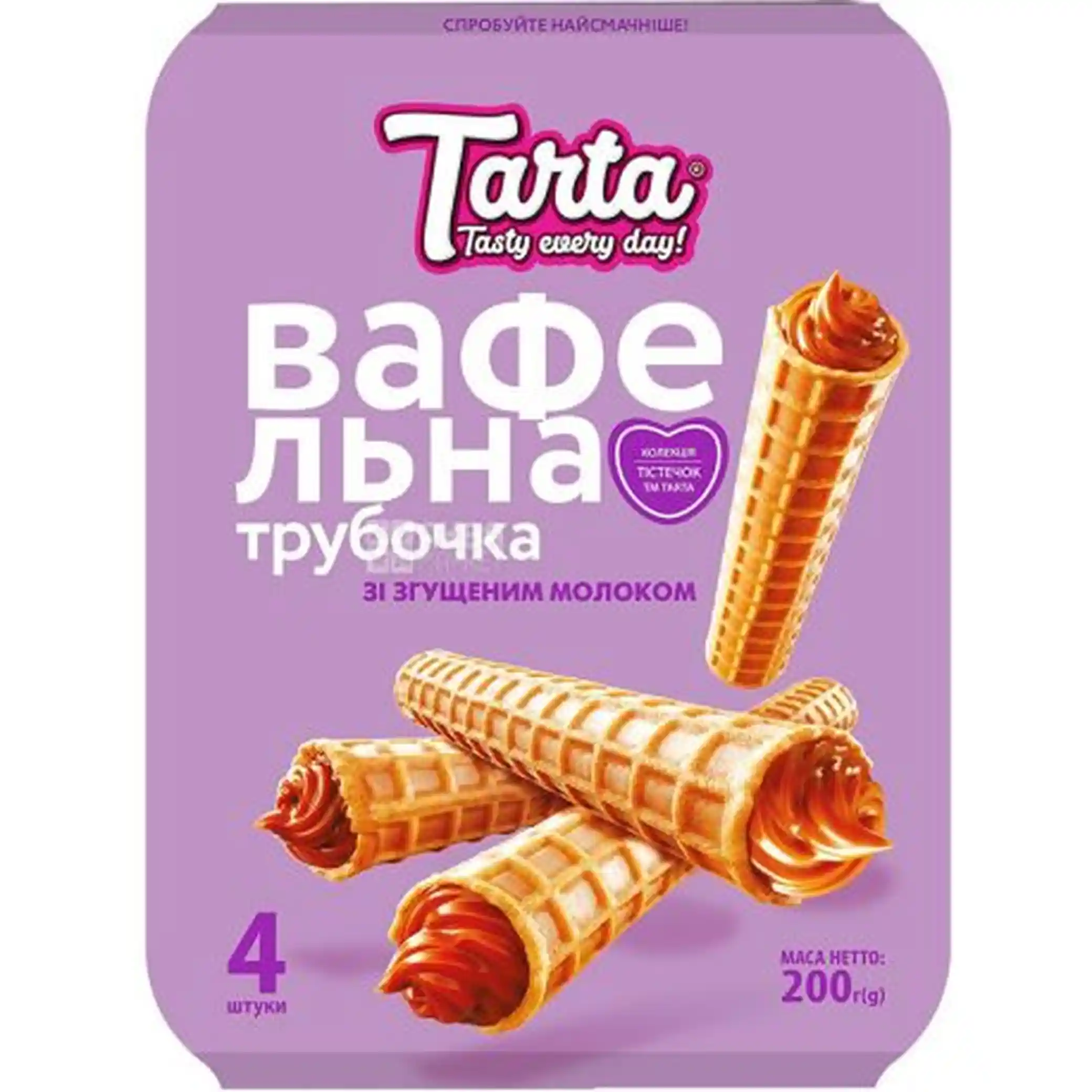 Tarta Vaflové trubičky s kondenzovaným mlékem 4 ks, 200 g 1/8