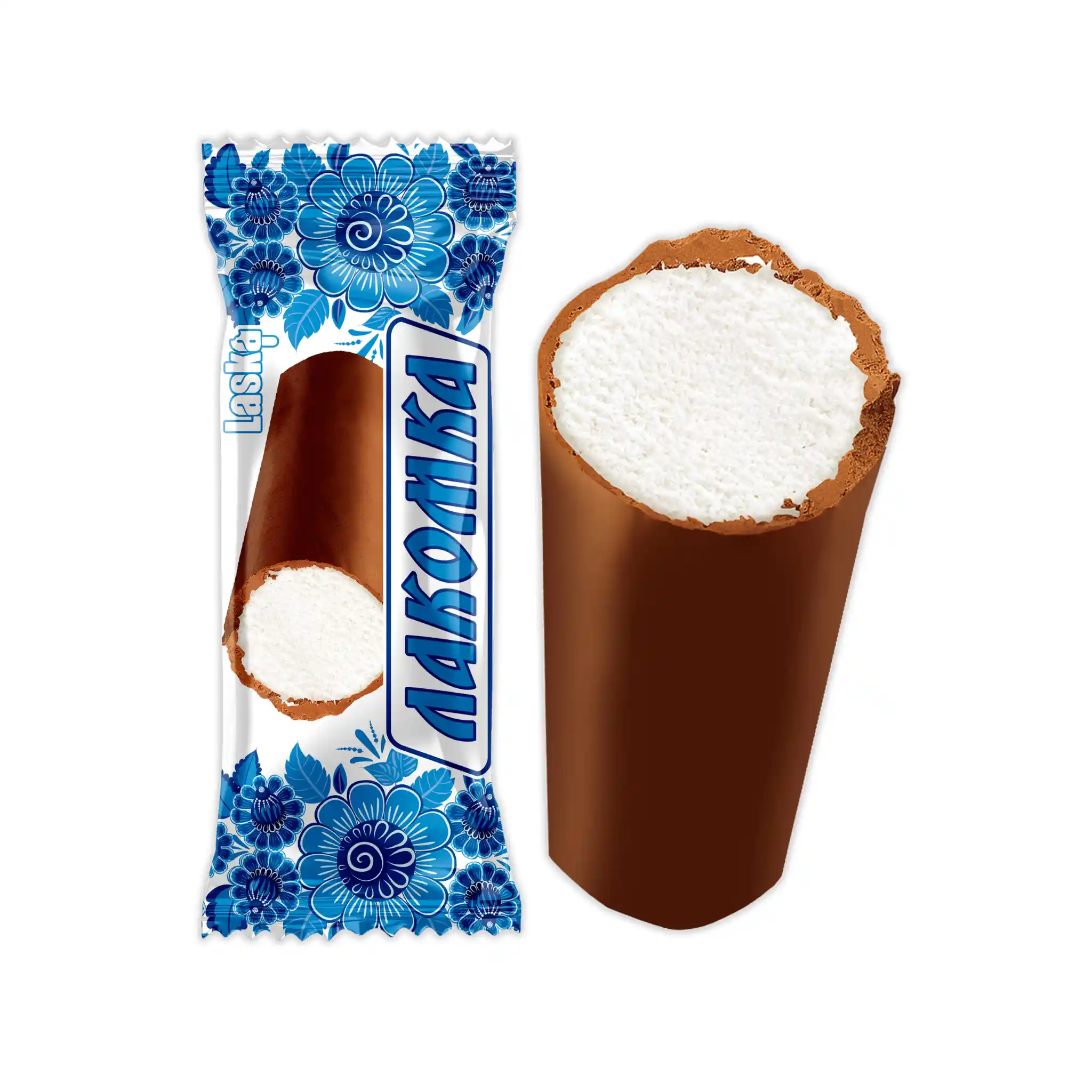 Laska Zmrzlina "Lakomka", v cukrářské polevě 100g/30ks