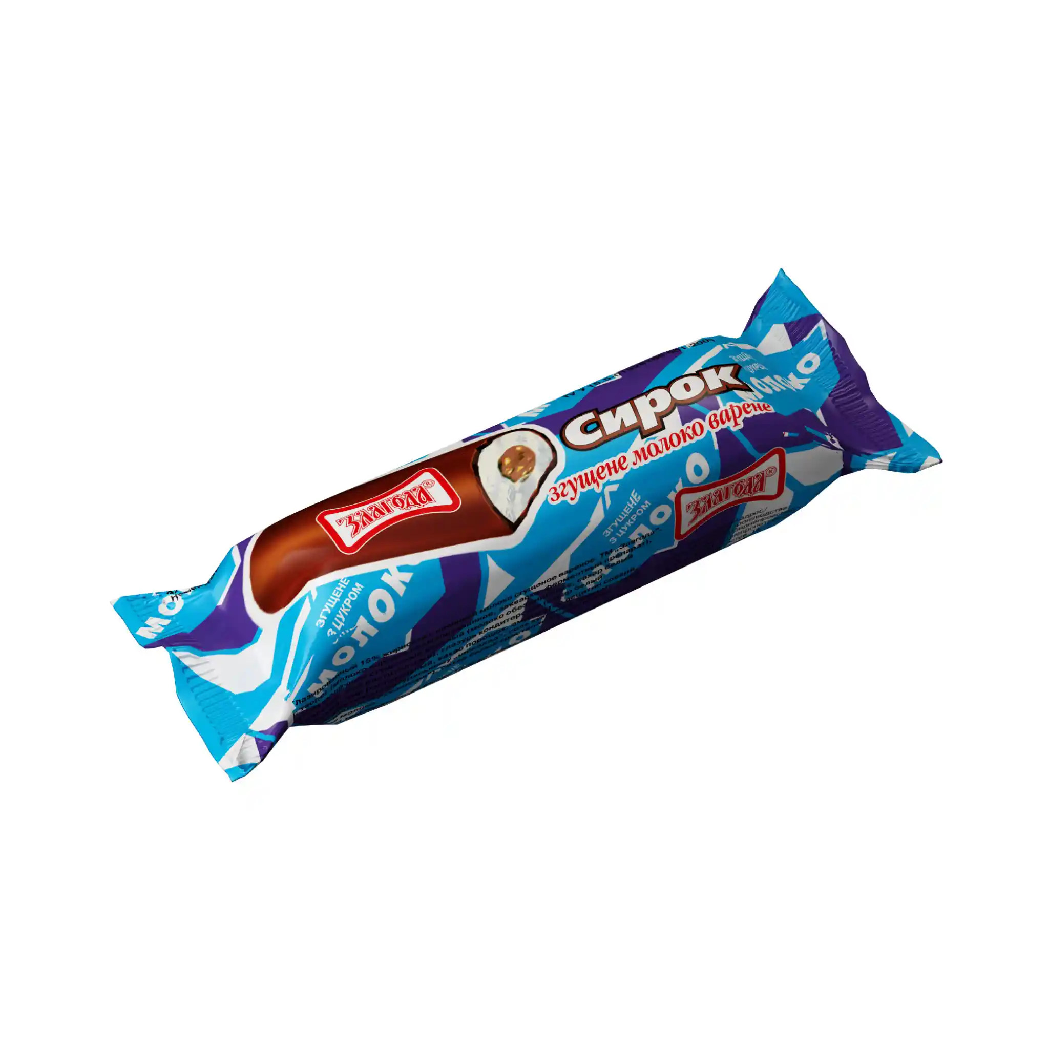 Zlagoda Syrok tvarohový glazovaný 15 % s náplní z kondenzovaného mléka, 36 g/20ks