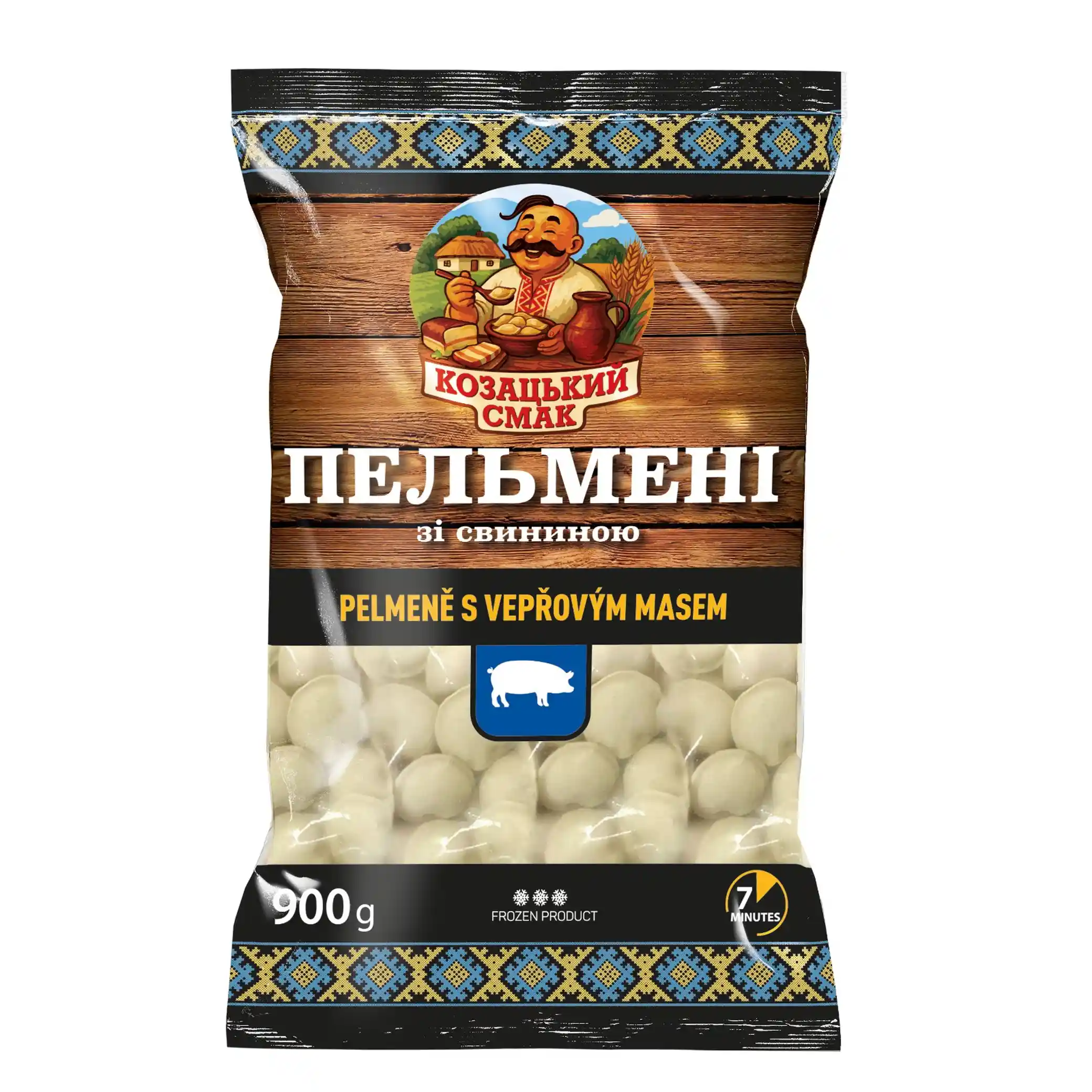 W Kozacký Smak, Pelmeně vepřové, 900 g/6ks
