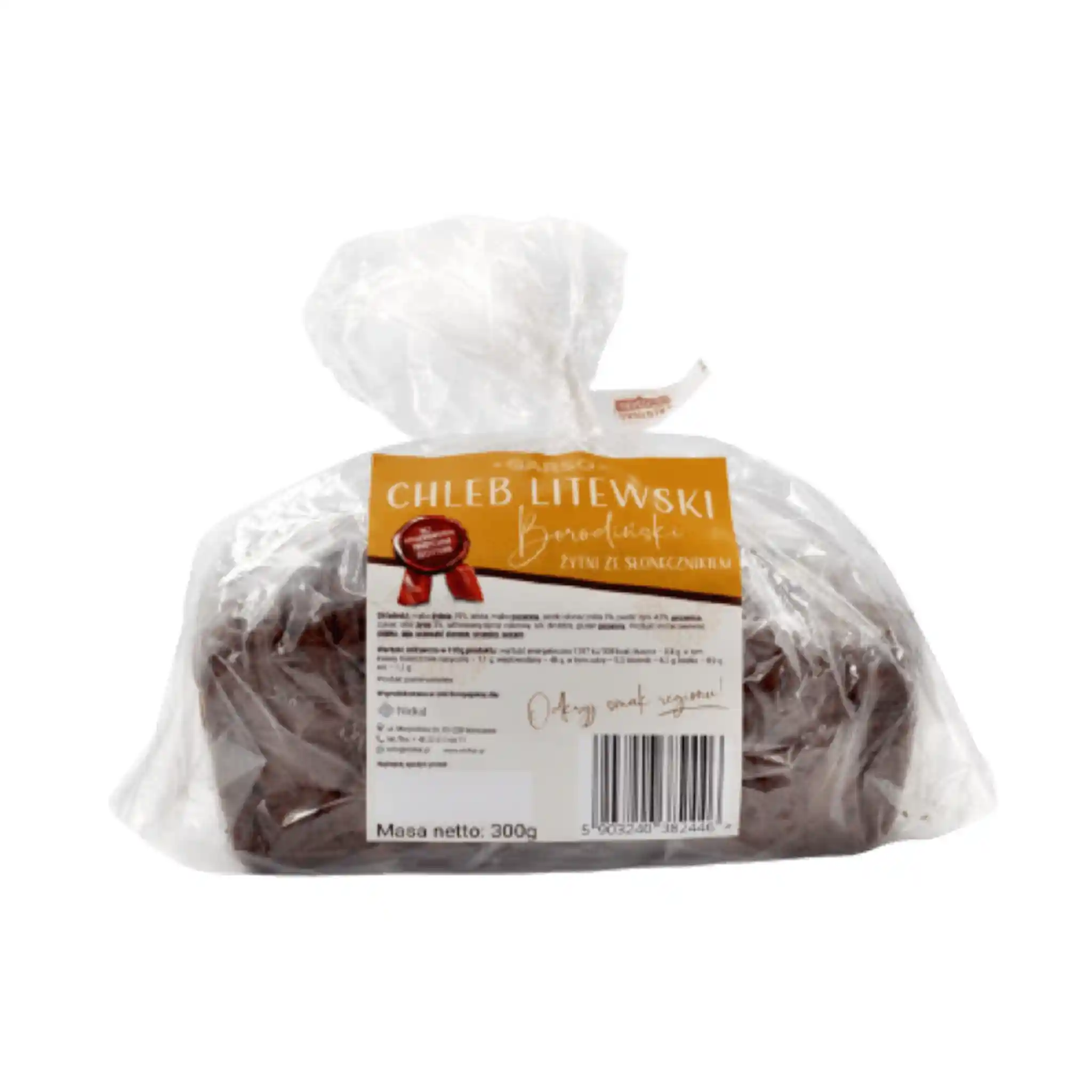 Chleb Borodinský žitný  "Garso" se slunečnicovými semínky 300g/20ks