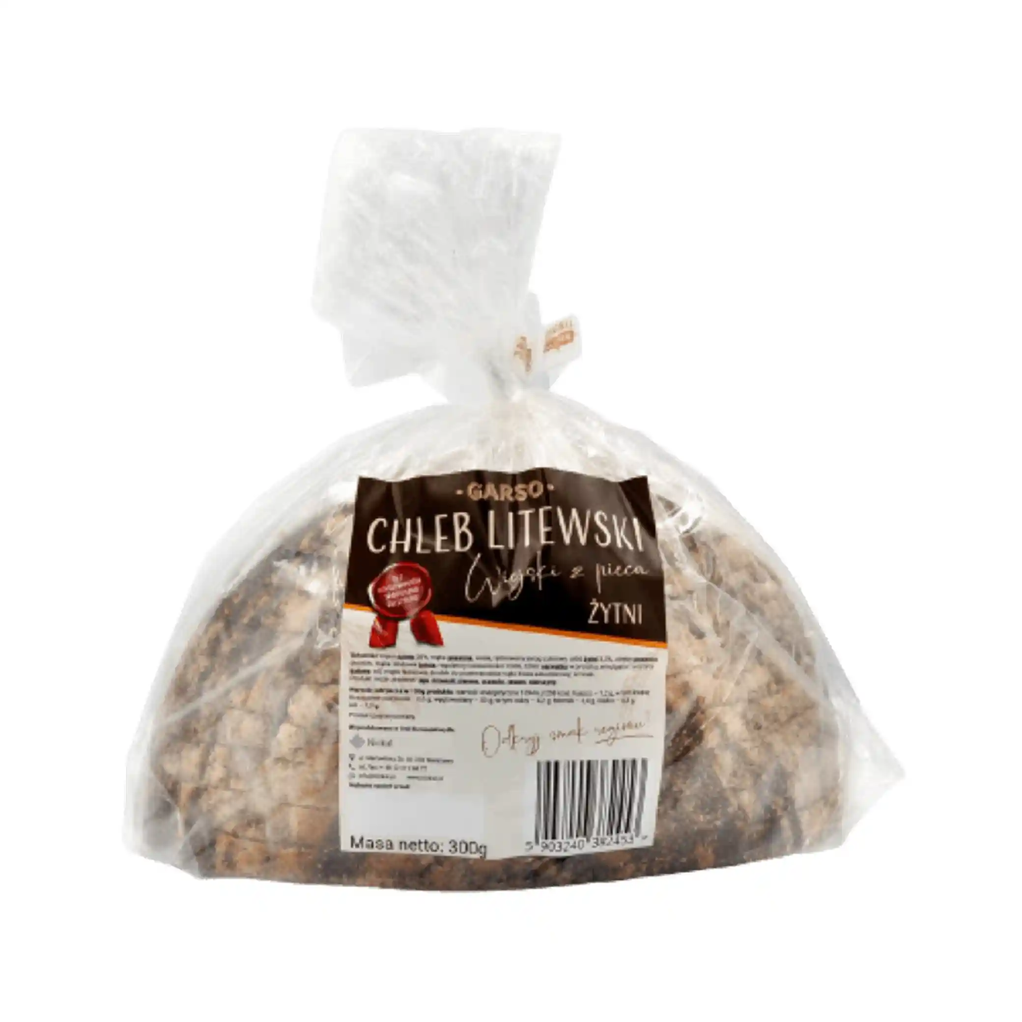 Chleb Vesnický žitný „Garso“, 300 g/16ks