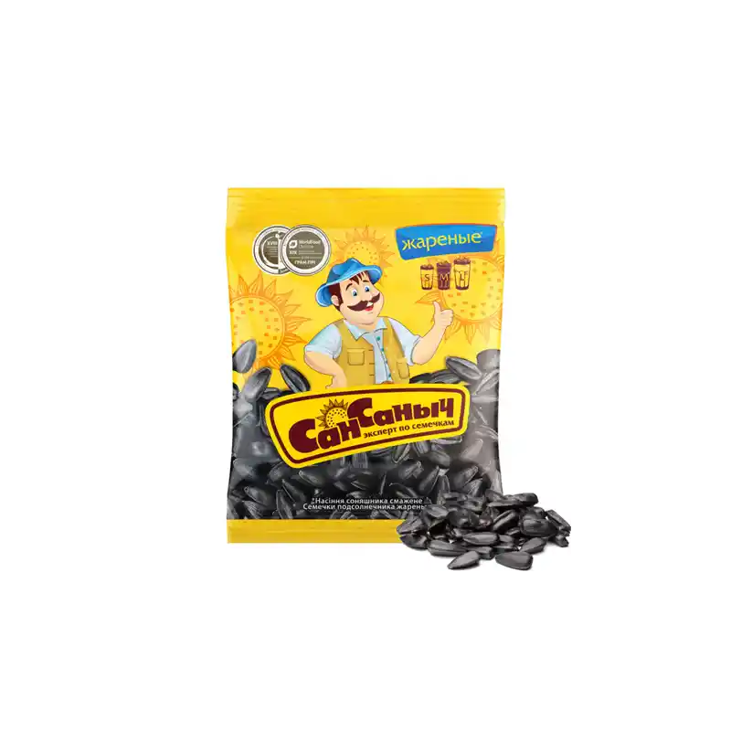 San Sanyč Slunečnicová semínka neloupaná pražená 285g/18ks