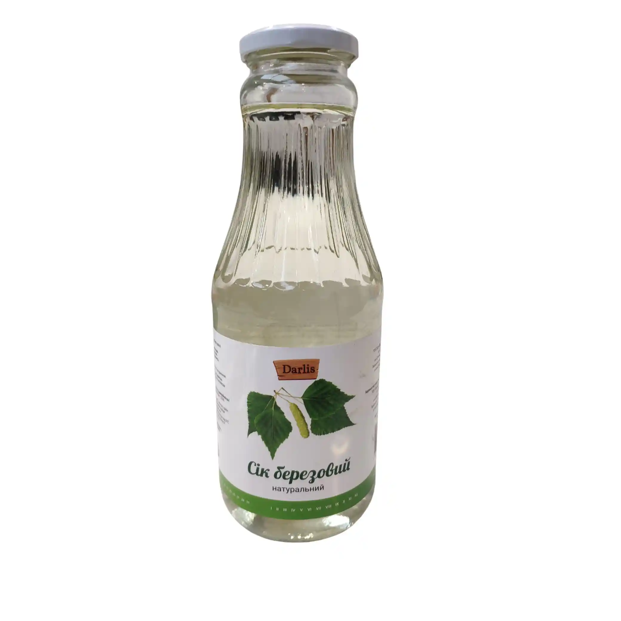 Přírodní březová šťáva, 1 l, sklo/6ks