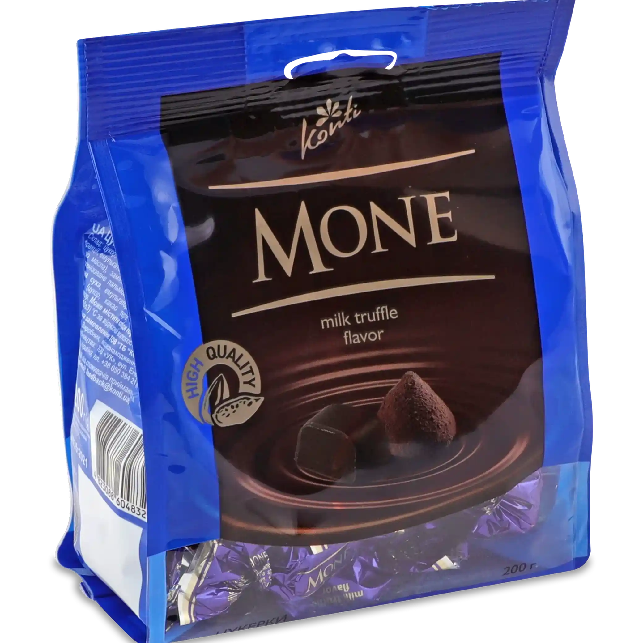 Konti  "MONE" lanýž mléčný, 200g/12ks