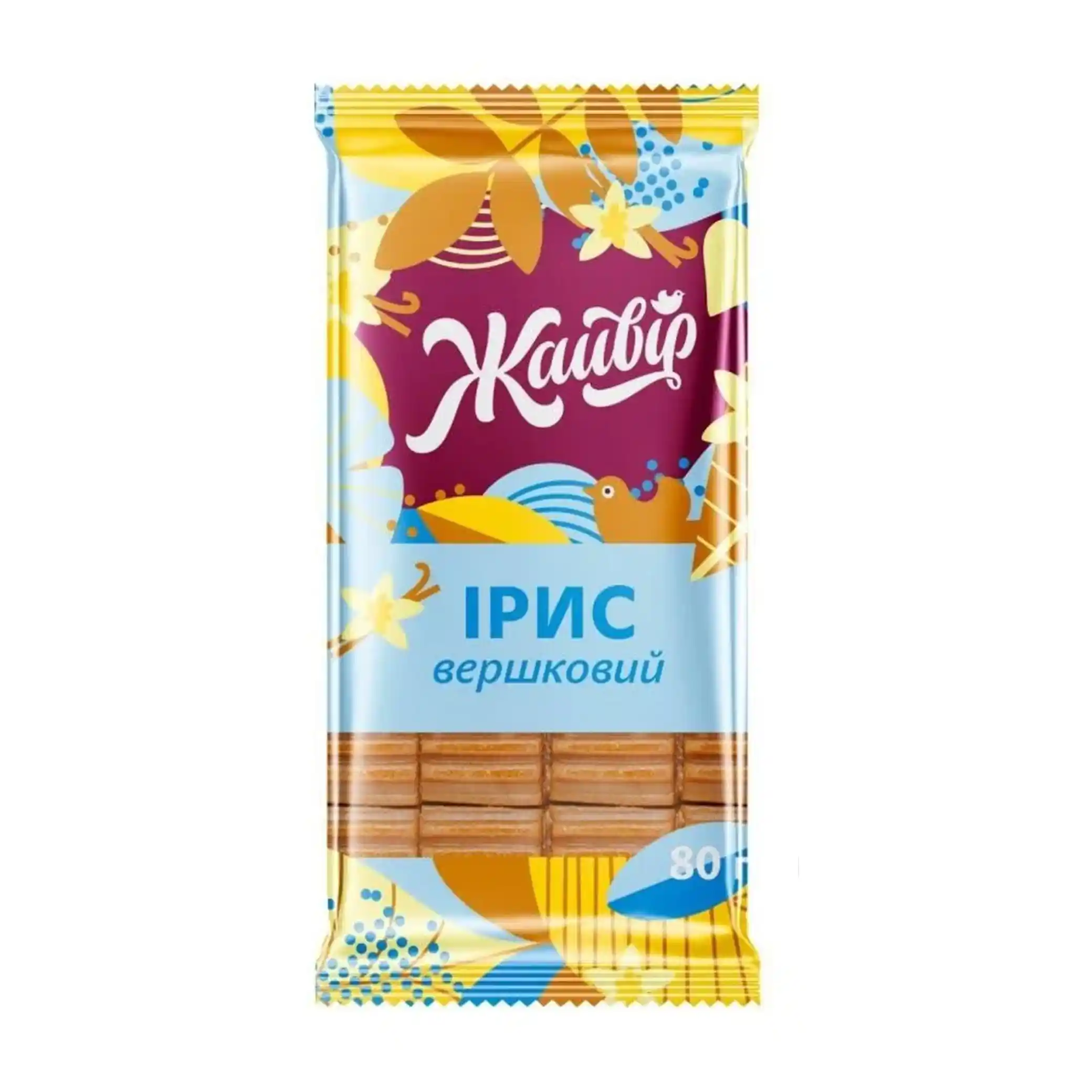 Jaivir Iris polotvrdý „Smetanový“, 80g/22ks