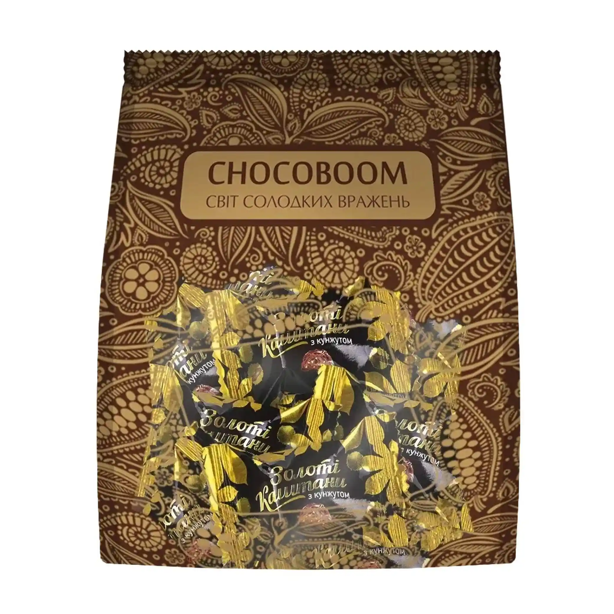 TORTUFEL Bonbóny „Zlaté kaštany se sezamem“, 180g/16ks