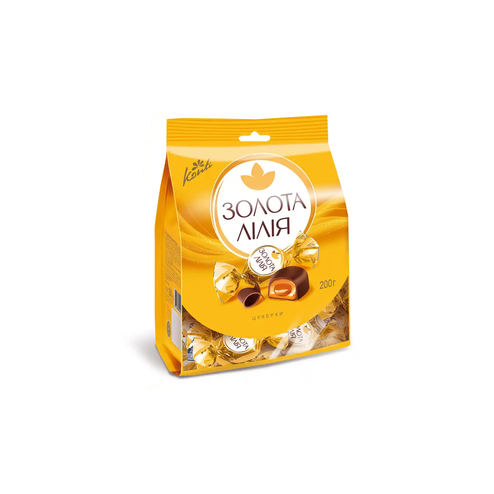 Konti "Golden Lily" bonbony karamelové, 200g/12ks