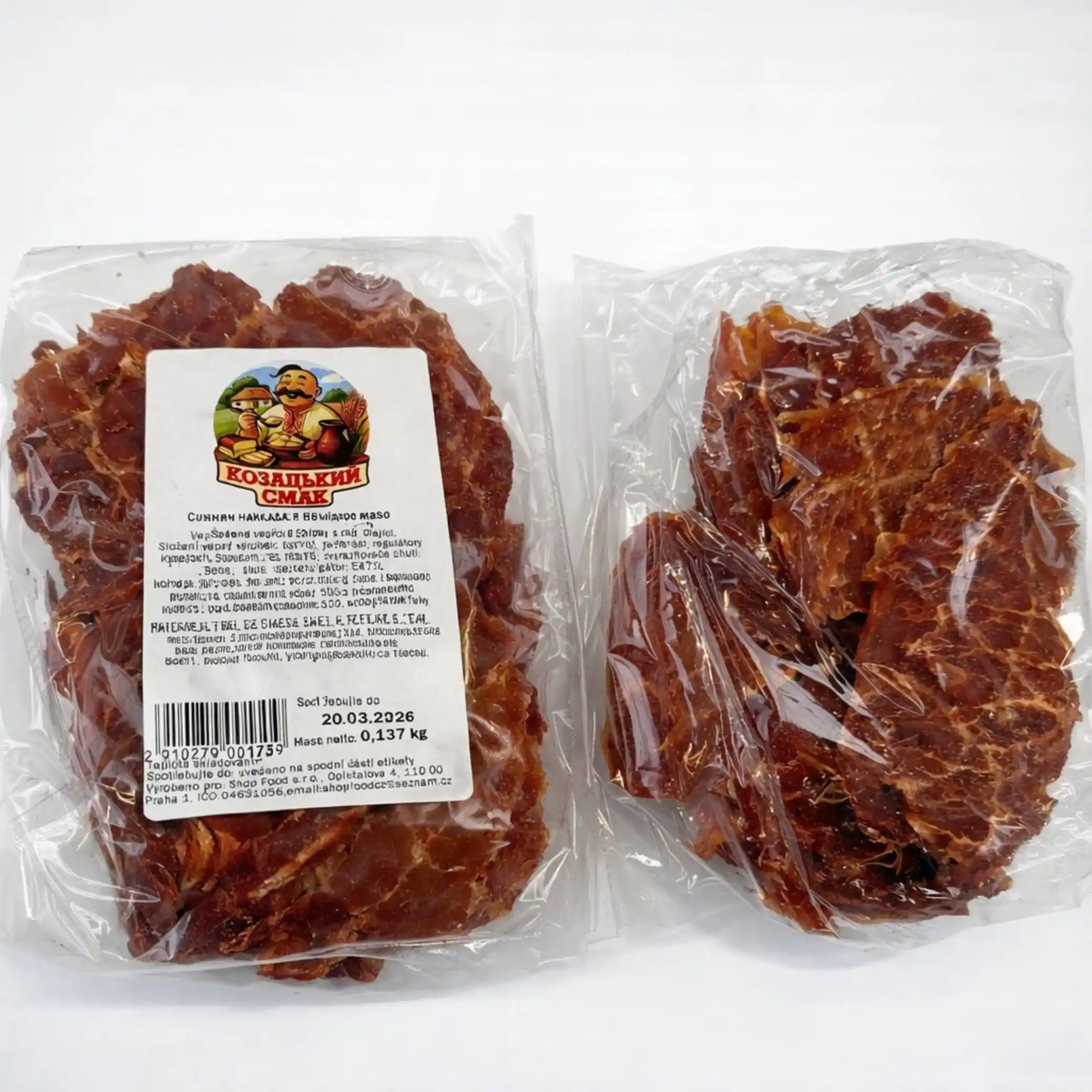 KS Sušené vepřové chipsy s rajčaty ±150g