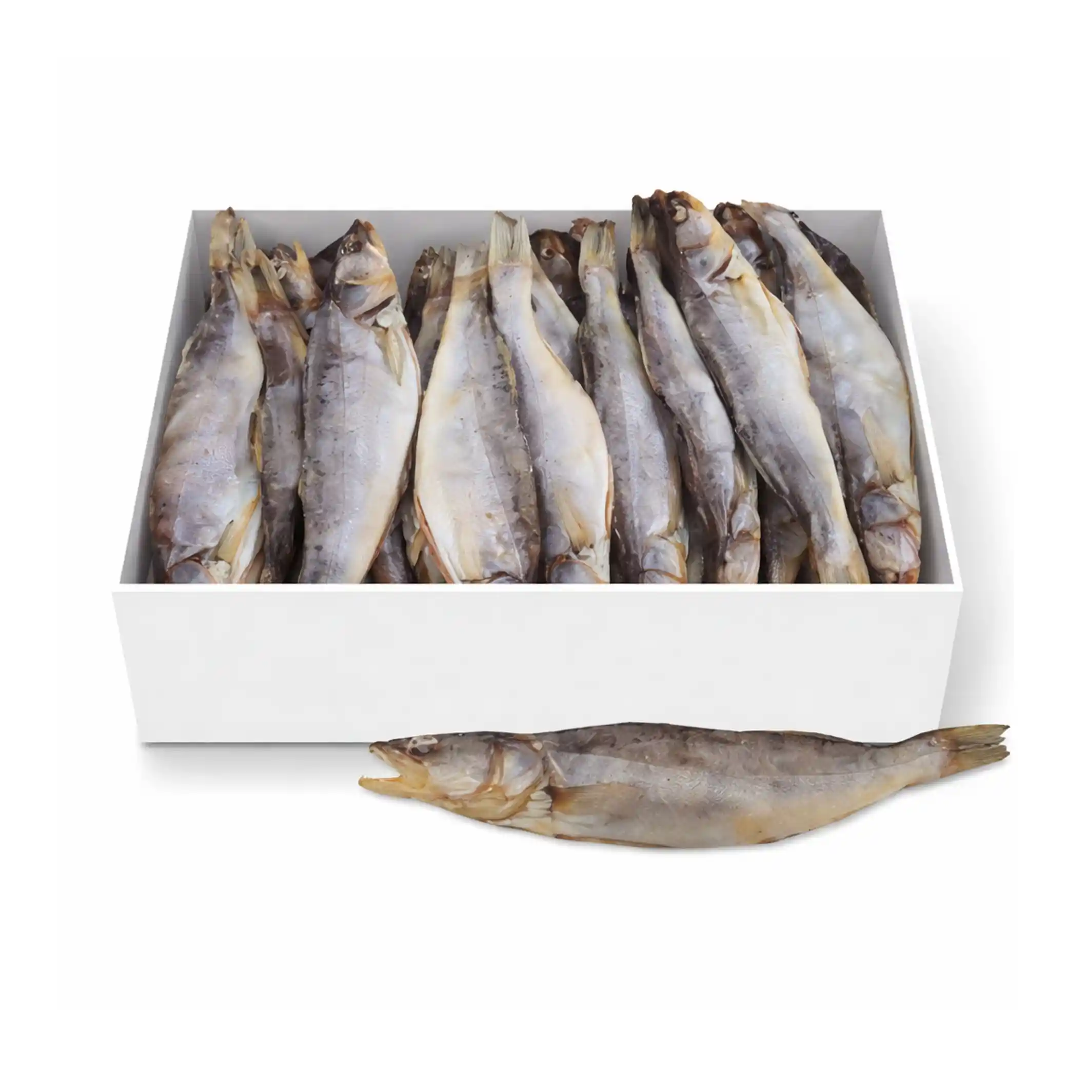 Okoun říční sušený, solený, nevykuchaný, 7-10 cm, 10 kg