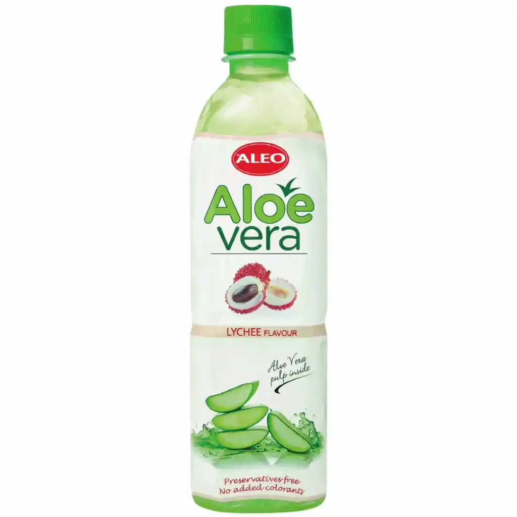 ALEO Nápoj z aloe vera, liči, 0,5 l/24ks