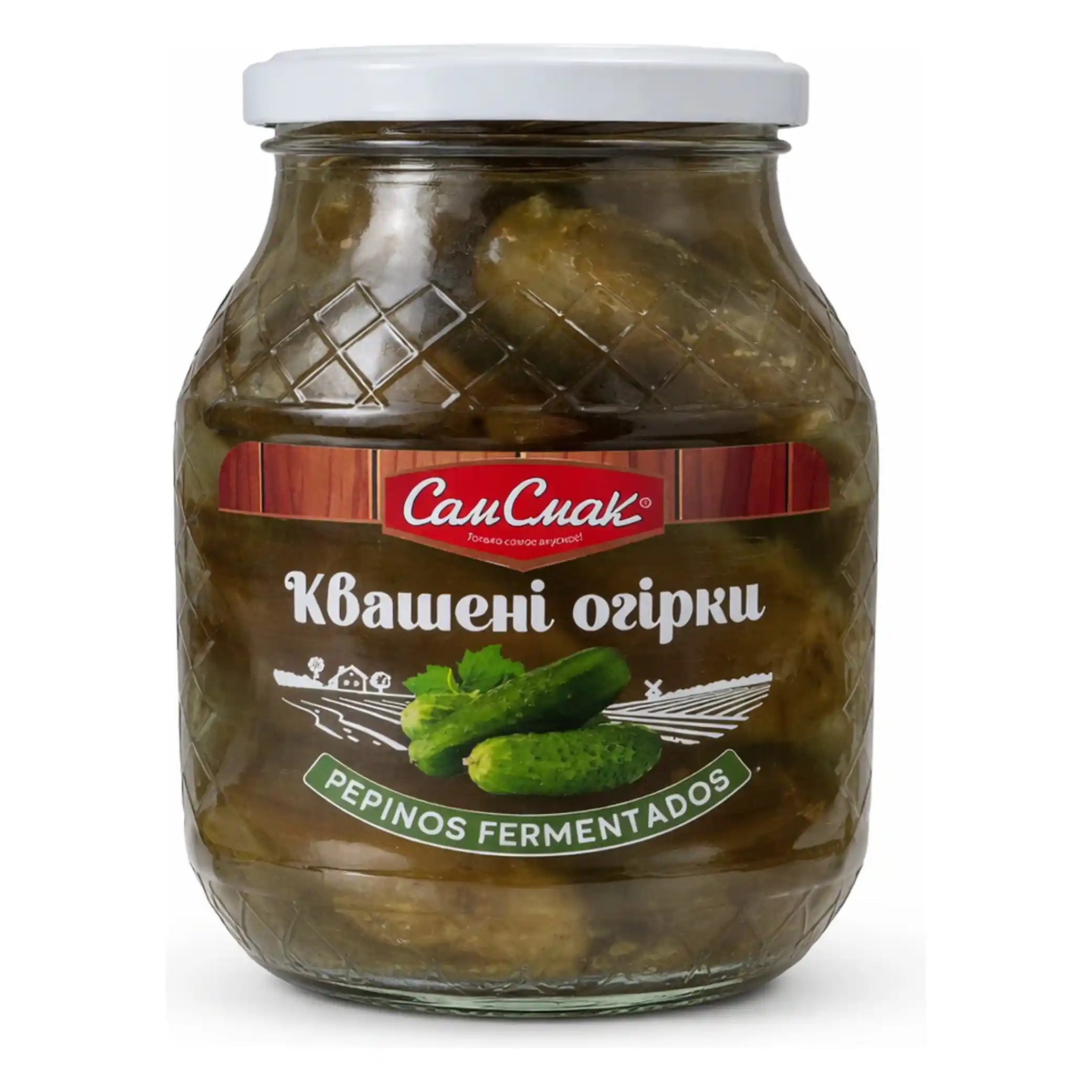 TM Sam Smak Kysané okurky, 840g/8ks