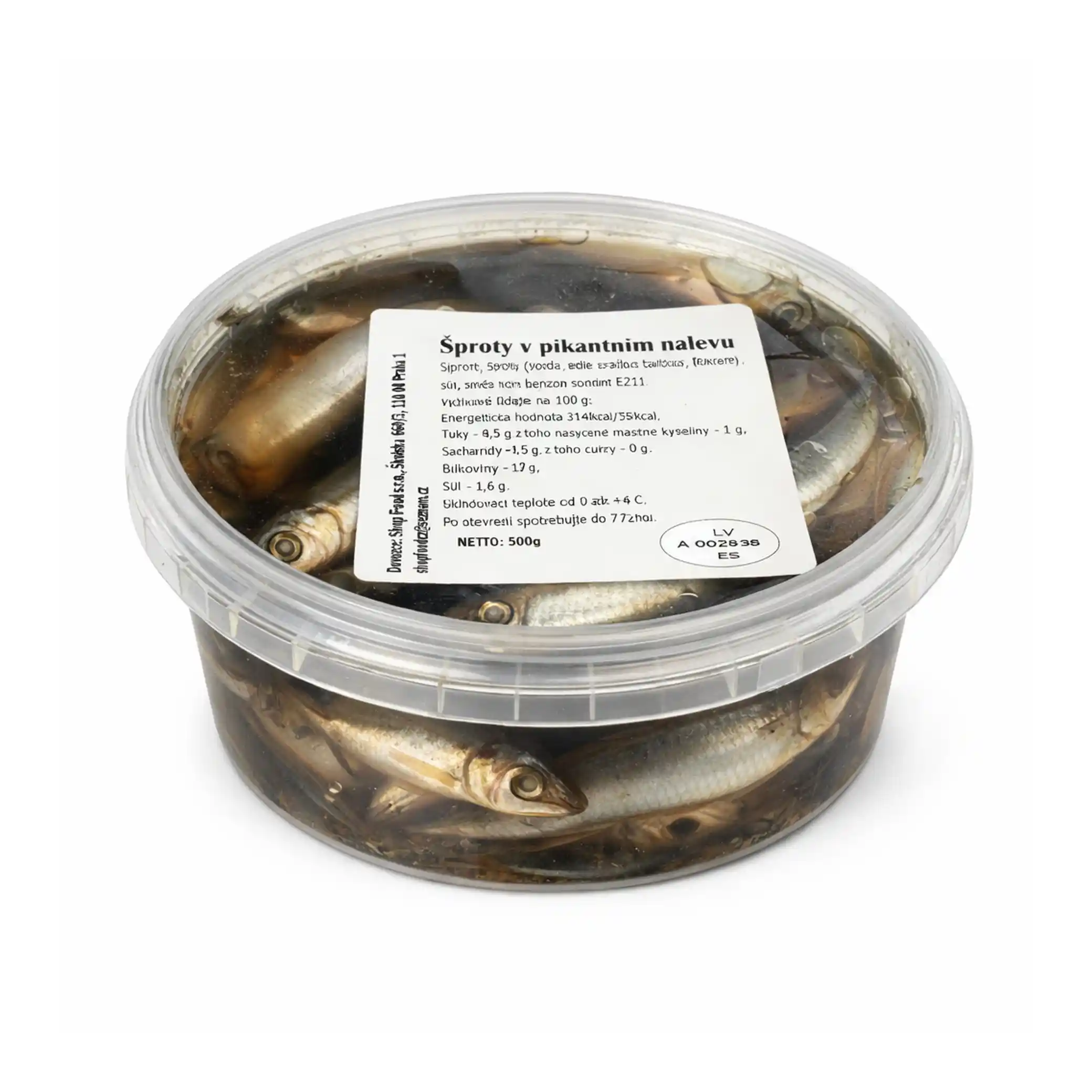 Oniors Kilka (šprot) v kořeněném nálevu „Ambassador“, 500 g/12ks