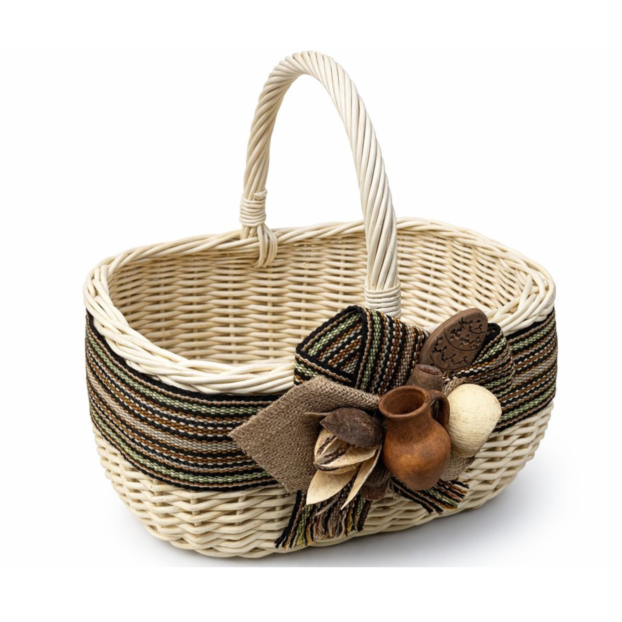 „Velikonoční košík s džbánkem, svetlý“, 1 kus