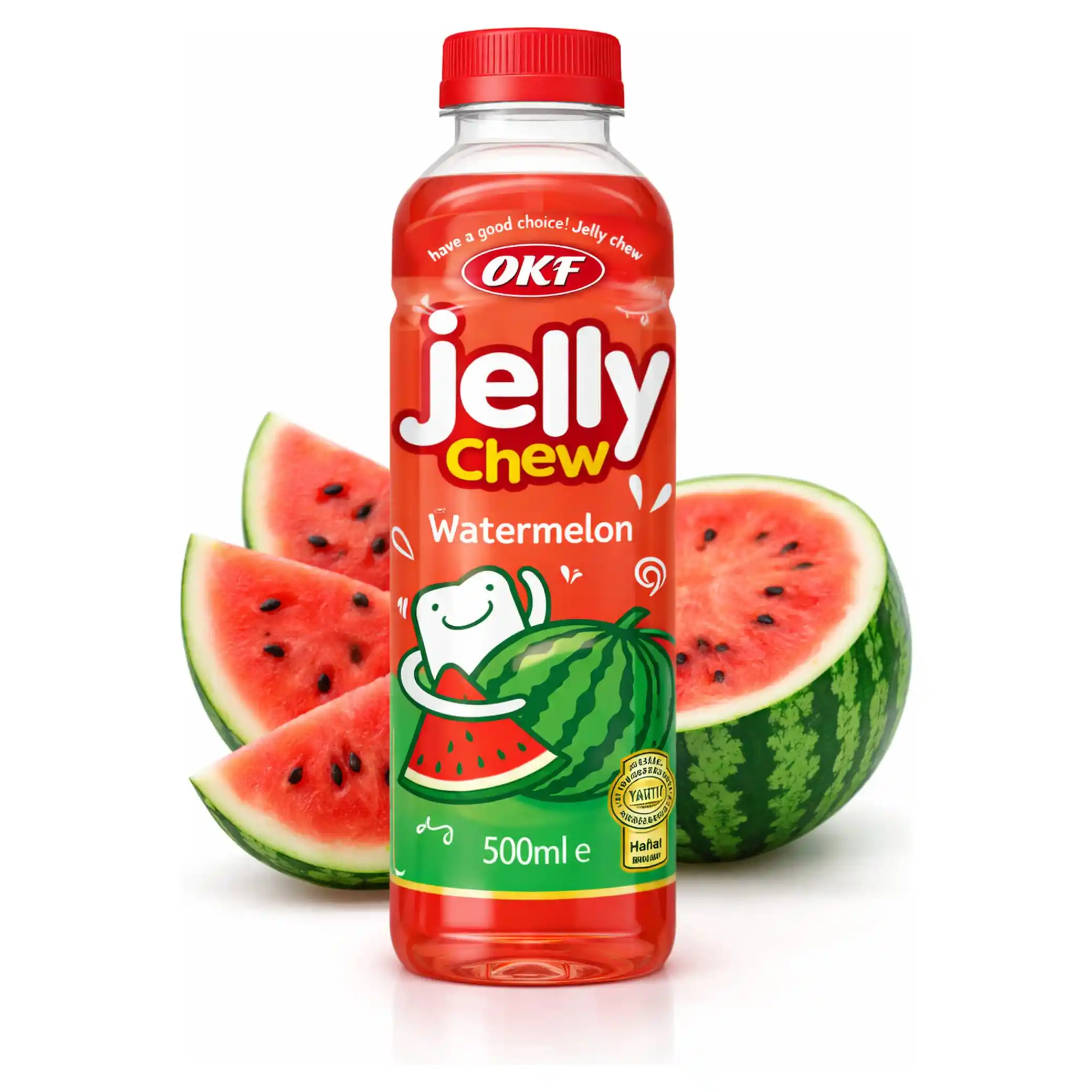 OKF Jelly Chew Watermelon 0,5l/20ks