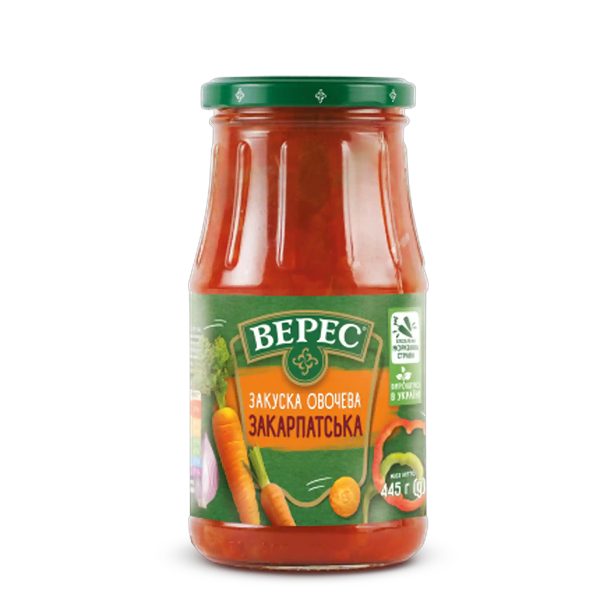 TM Veres Předkrm zeleninový "Zakarpatský", 445g/12 ks