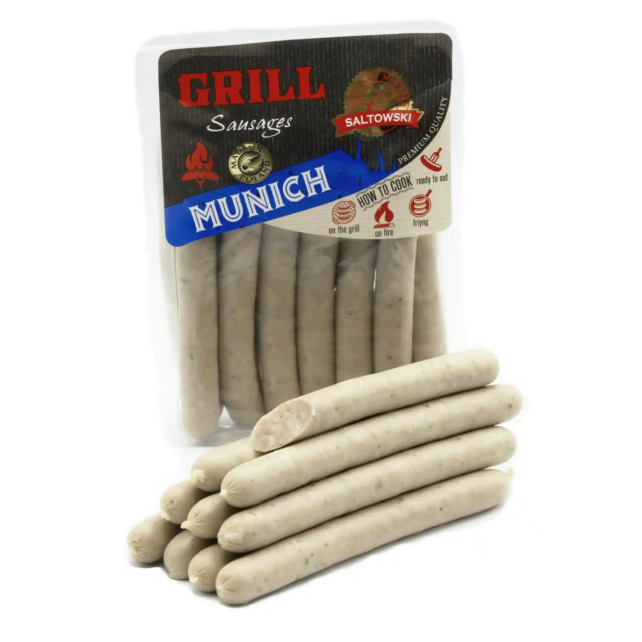 MK Saltovskij Grilovací klobásky "Mnichovské", ±450g