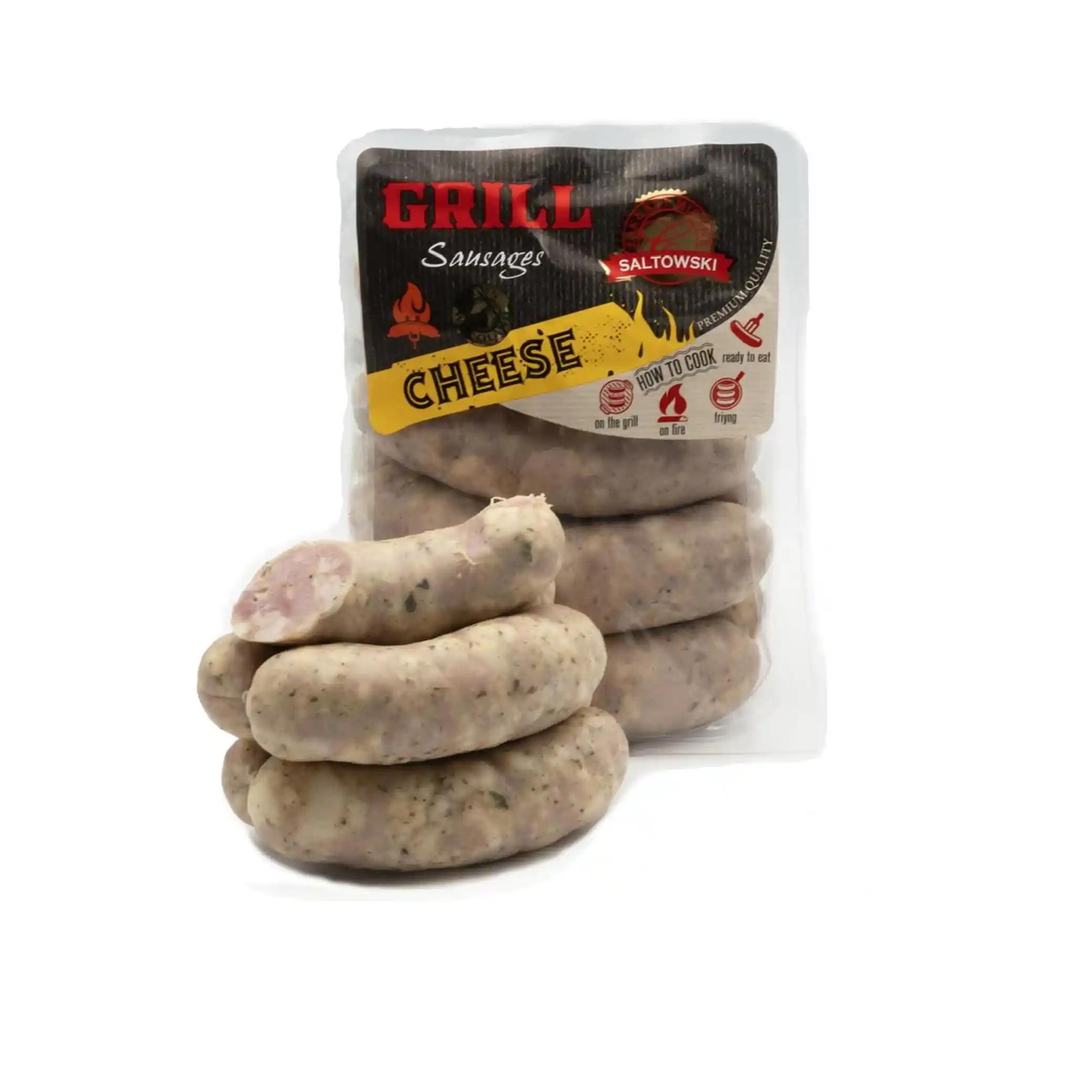 MK Saltovskij Grilovací klobásky se sýrem, ±700g