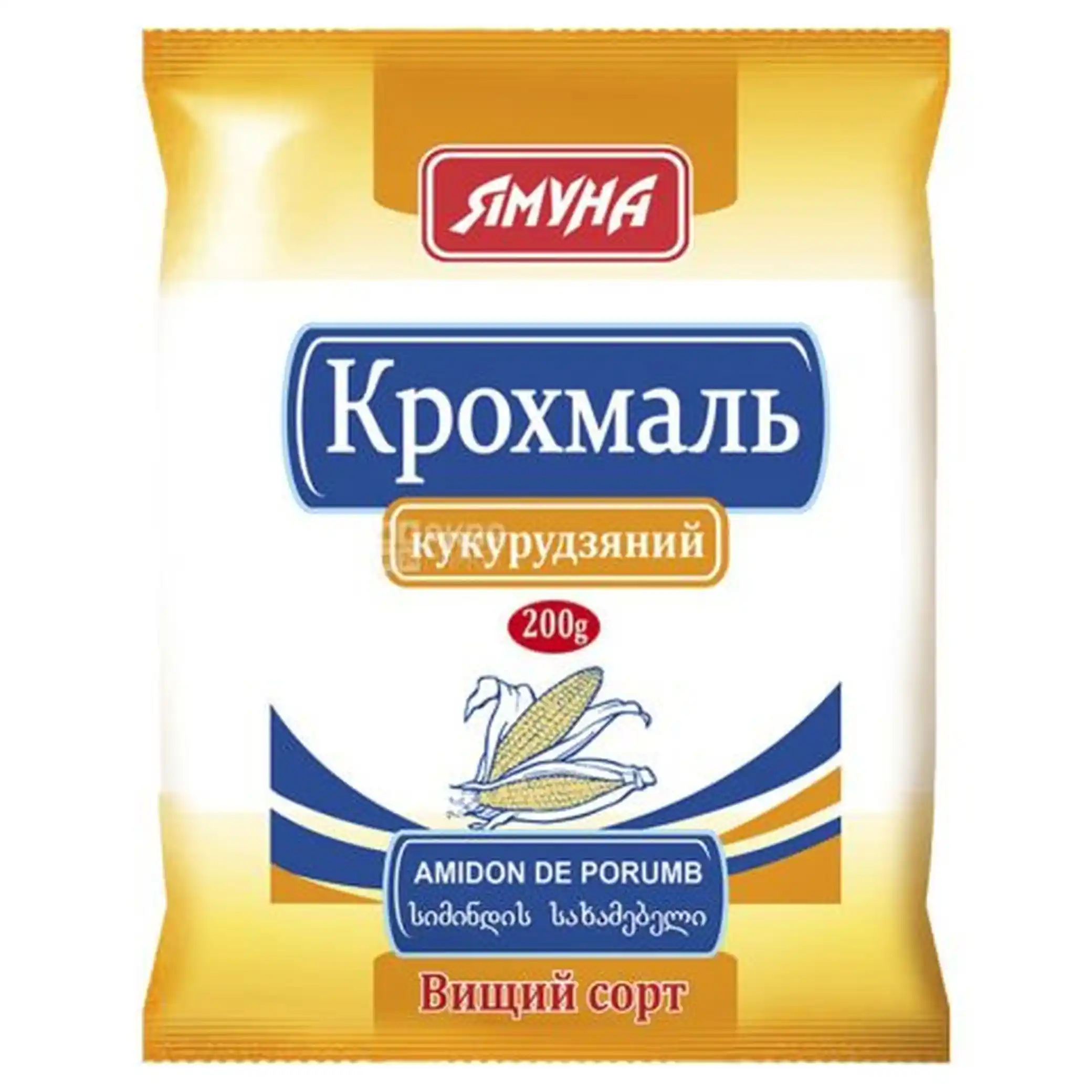 Yamuna "Kukuřičný škrob", 200 g (display box)/9 ks