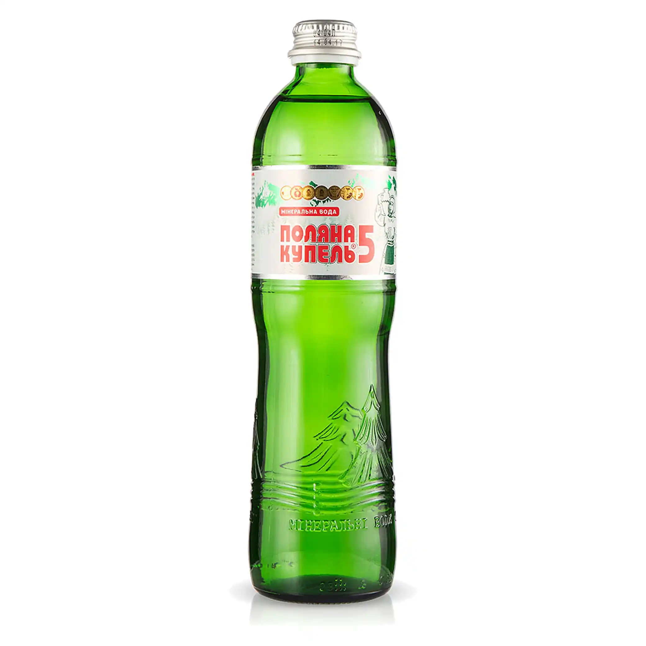 "Poljana Kupel 5" minerální voda perlivá, sklo 0,5l/9ks