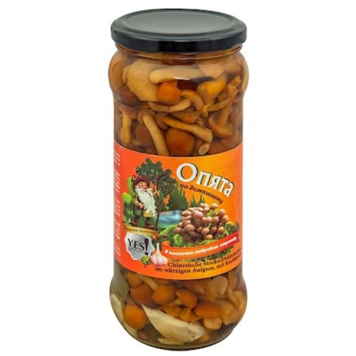 ТМ Yes "Houby Vaclavky "Opjata" v česnekové marinádě ", 530g/12ks