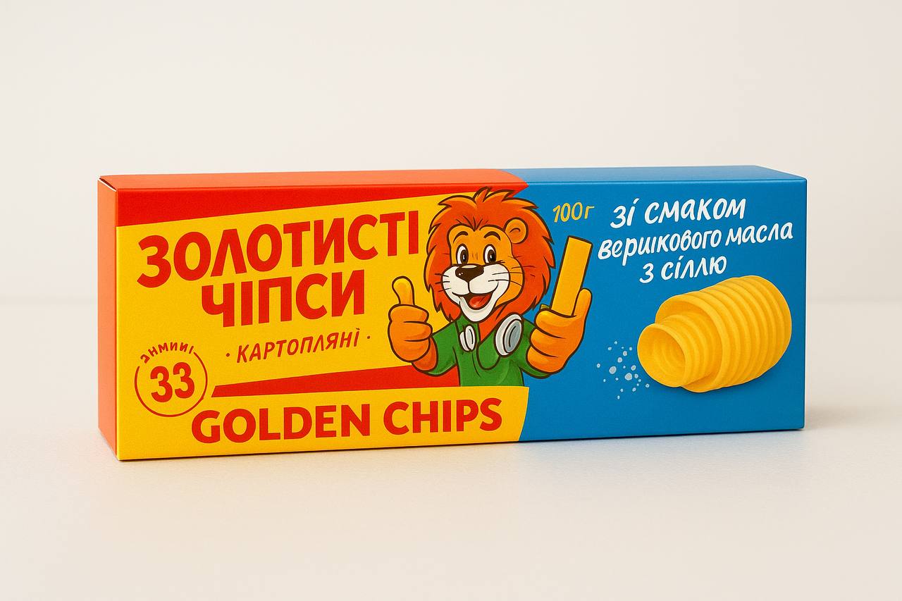 XXJaivir Chipsy „Zlatavé“ s příchutí másla se solí, 100 g/24ks