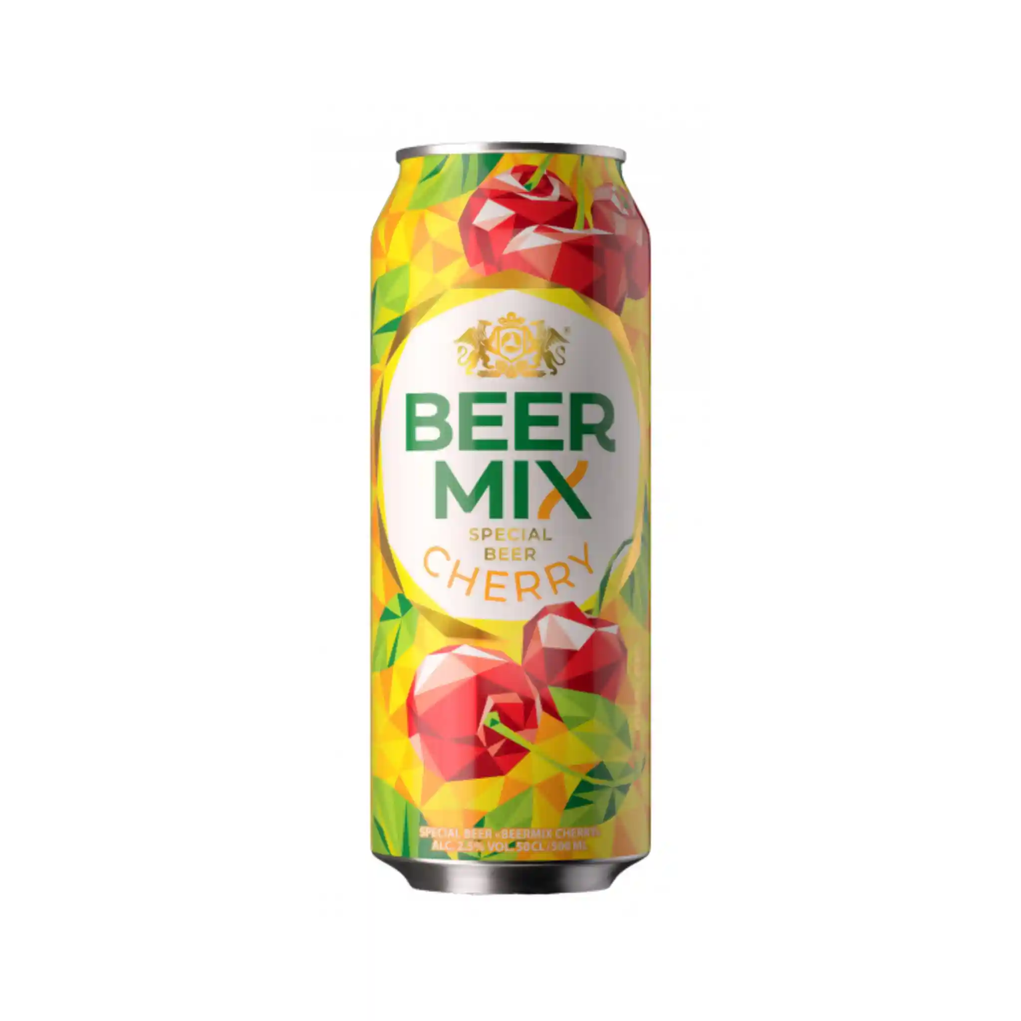 Obolon  Pivo "Beermix Višeň" alc.2,5%, plato 12°, 0,5 L plech/24ks