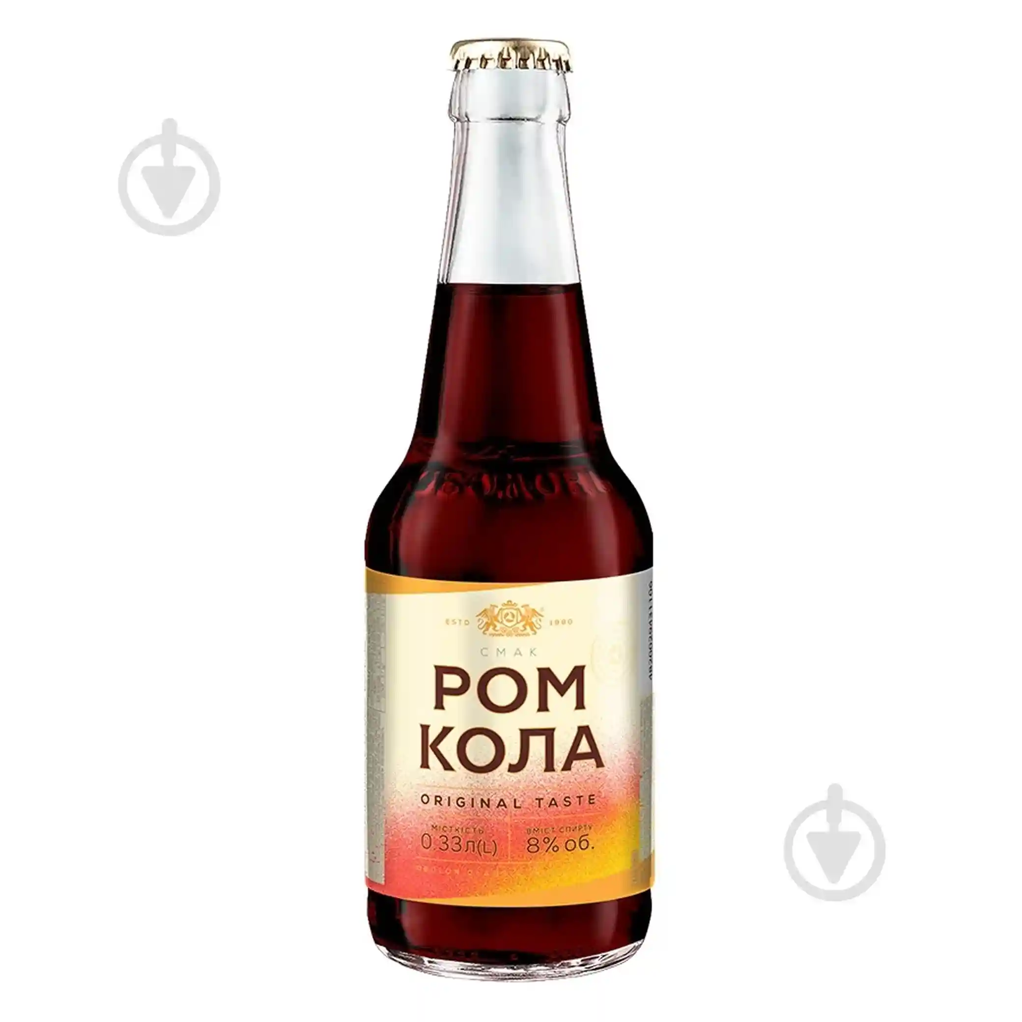 Obolon  "Taste Rum Cola", alc.8%, sklo, 0,33 L/12ks