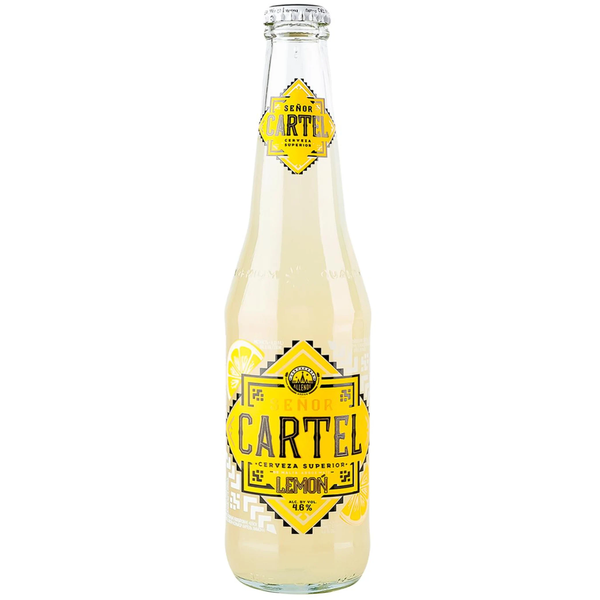 Obolon  Pivo "Senor Cartel Lemon" alc. 4,6%, plato 16°, sklo, 0,33 L /24ks