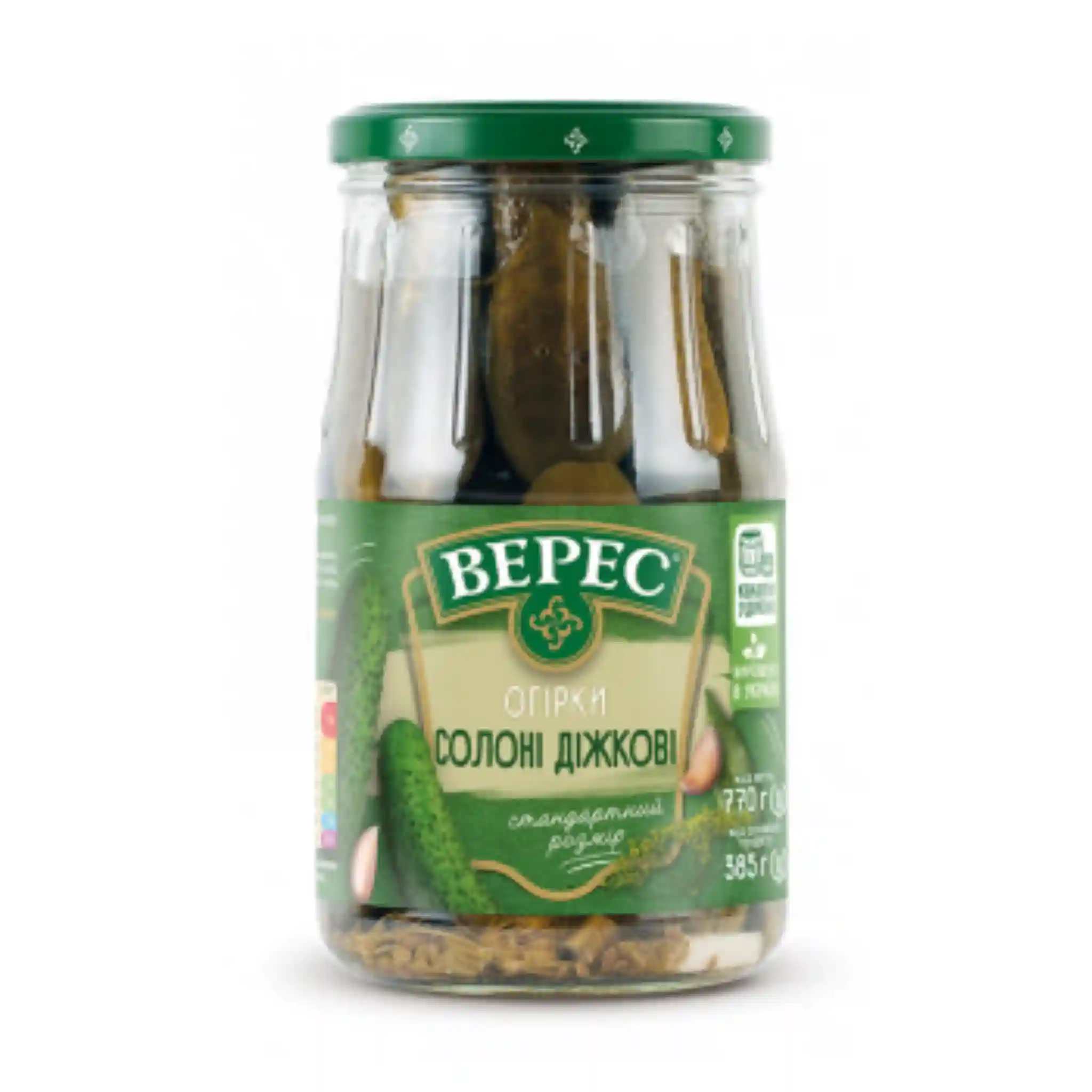 TM Veres "Sudové" kysané okurky, 770g/8ks