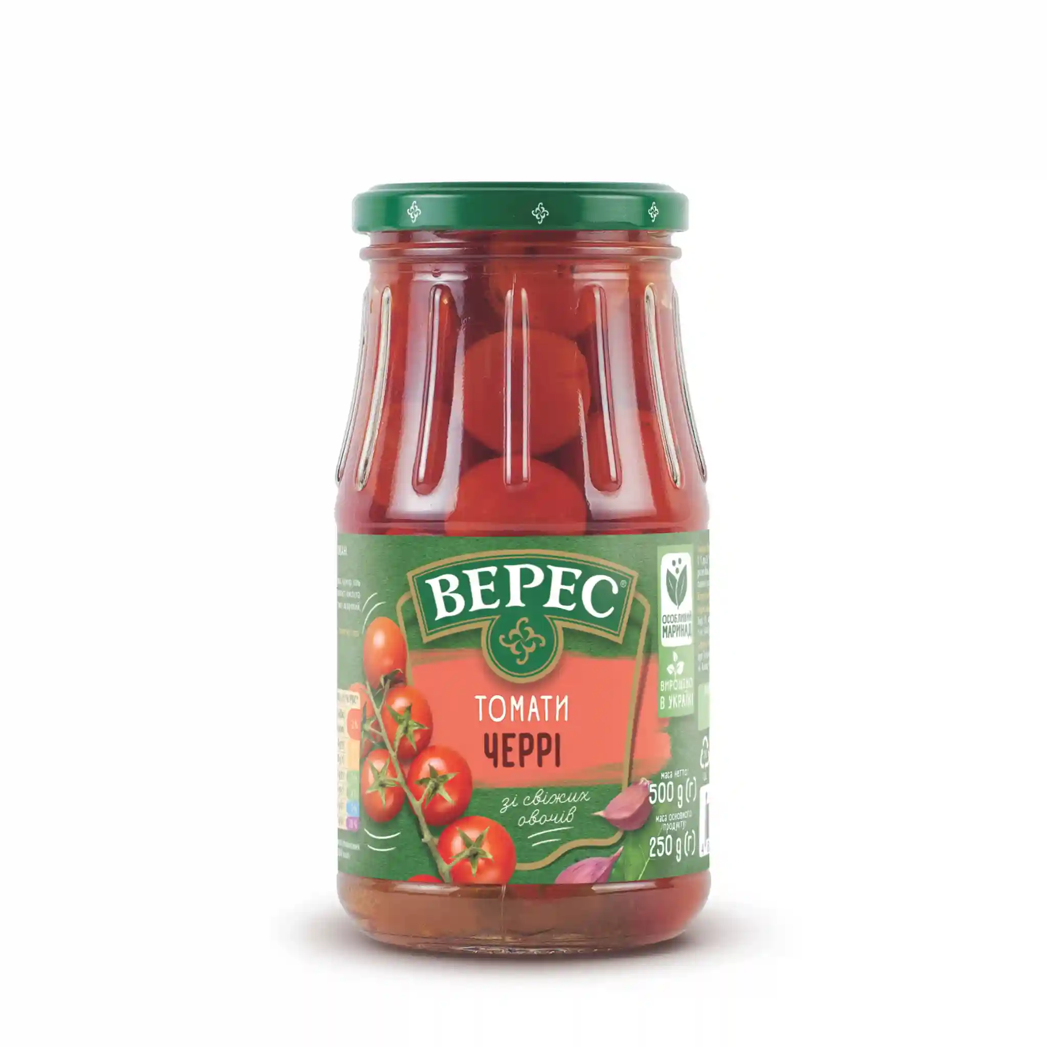 TM Veres "Marinovaná cherry rajčata", 440g/12ks