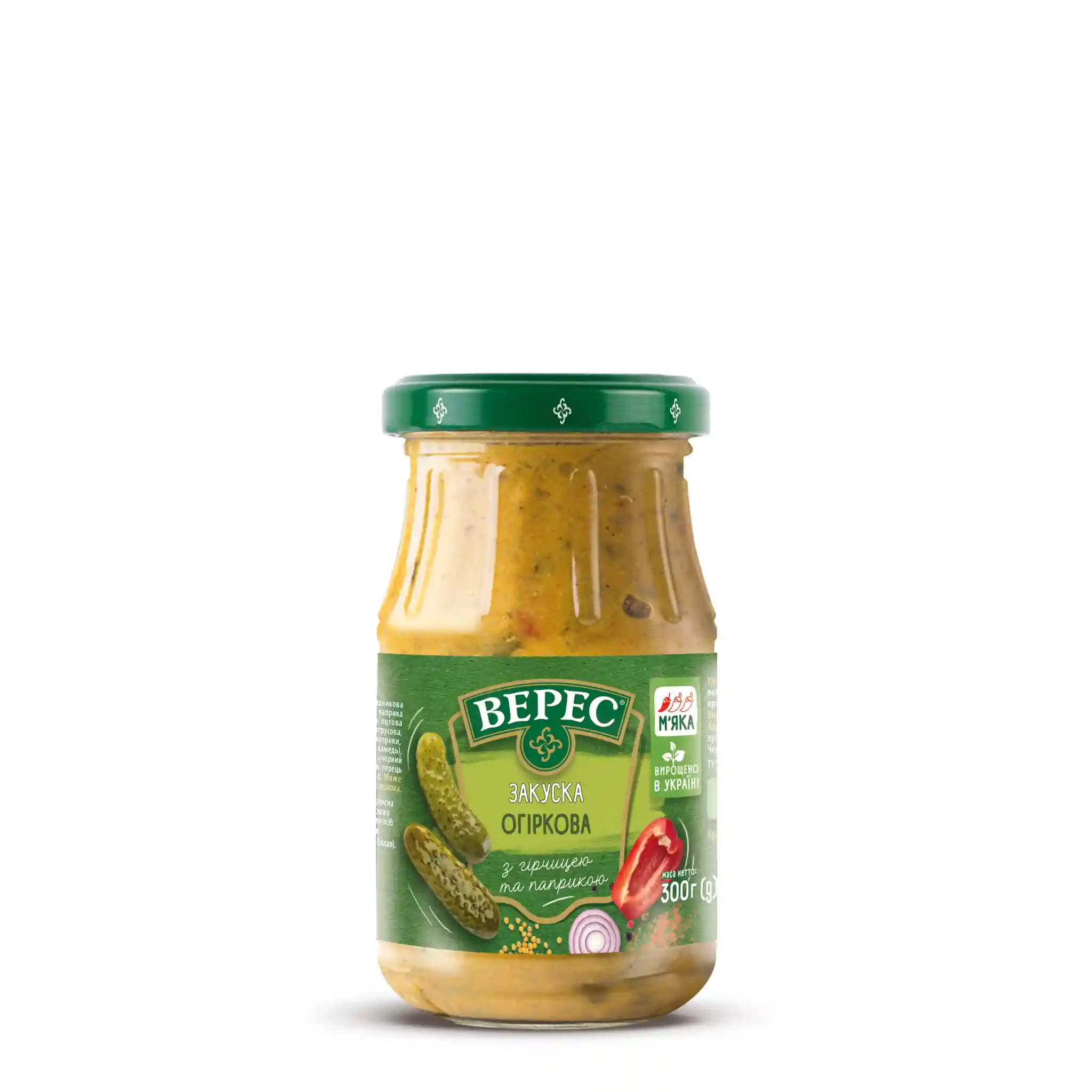 TM Veres Předkrm okurkový s hořčicí a paprikou 300 g/ 12ks