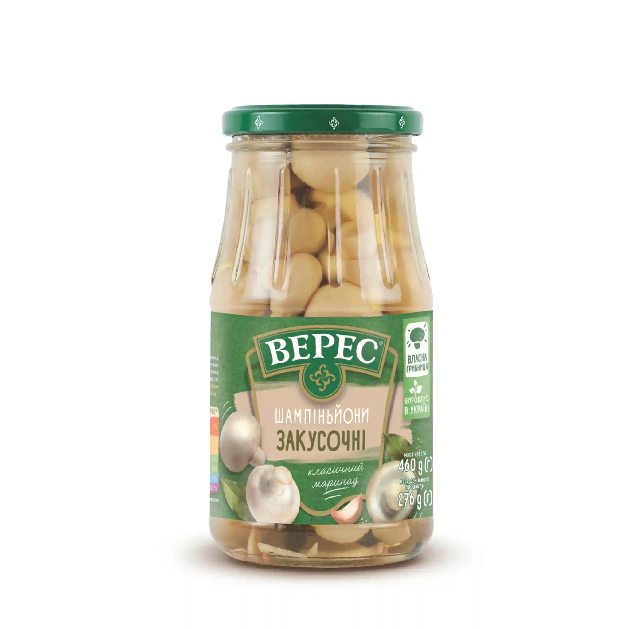 TM Veres "Žampiony" marinované, 425g/12ks