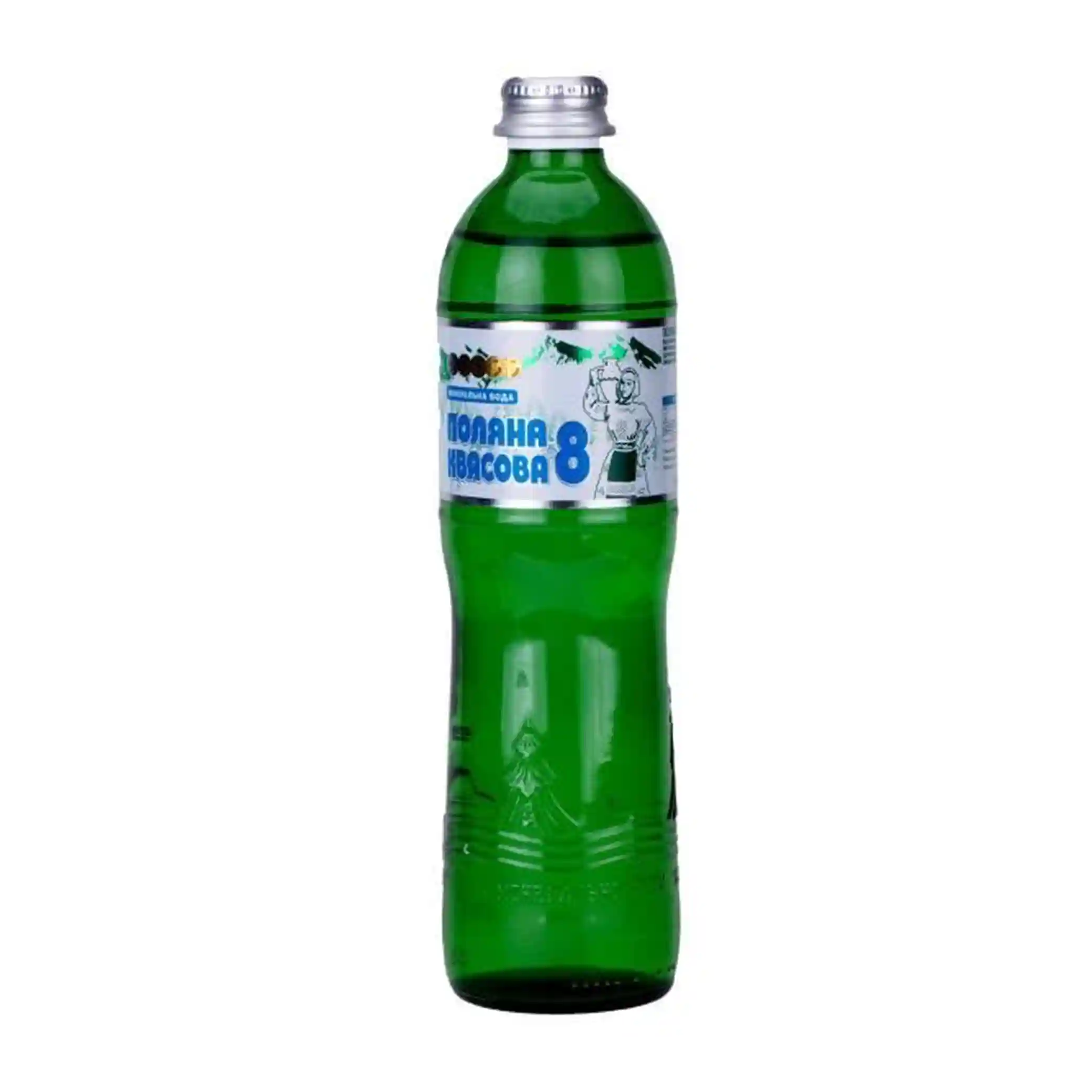 Poljana Kvasova 8, Minerální voda perlivá, sklo, 0,5l/9ks