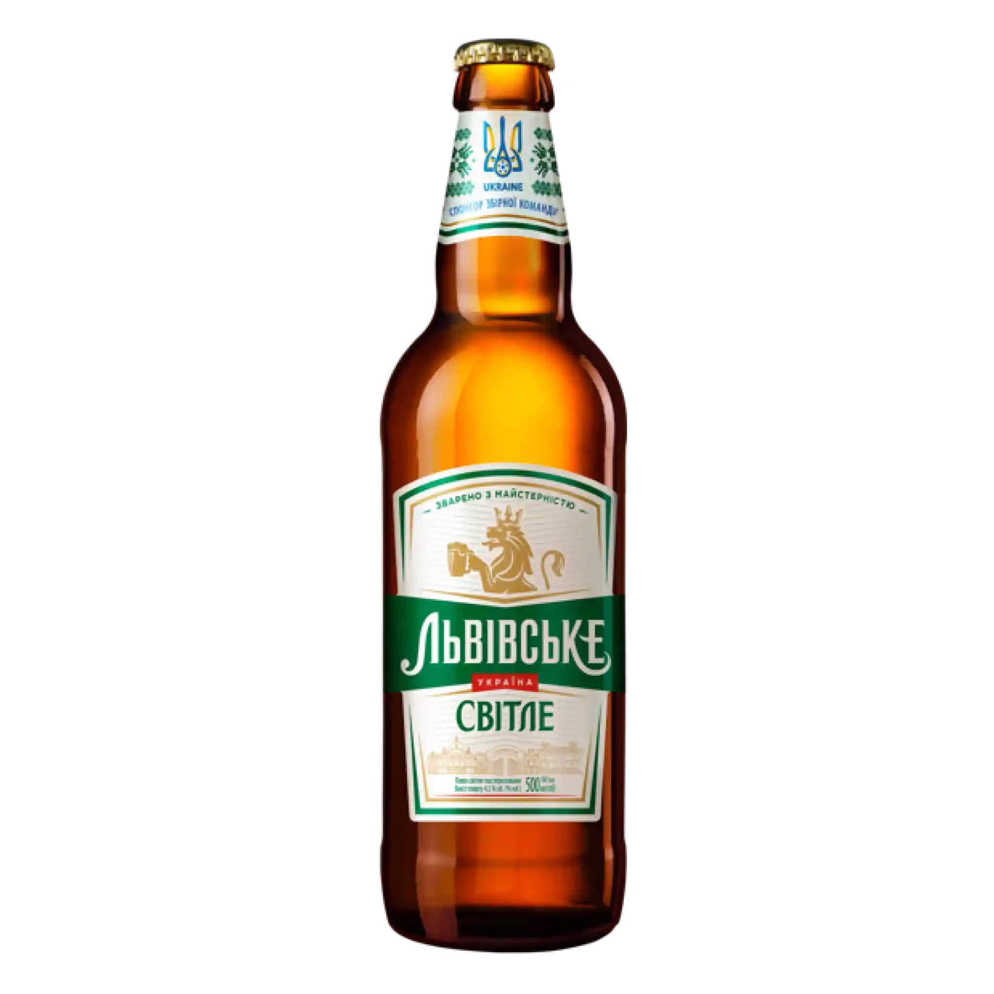 Carlsberg "Lvivske světle" pivo, plato 10°, alл. 4,5%, sklo 0,5l /20 ks