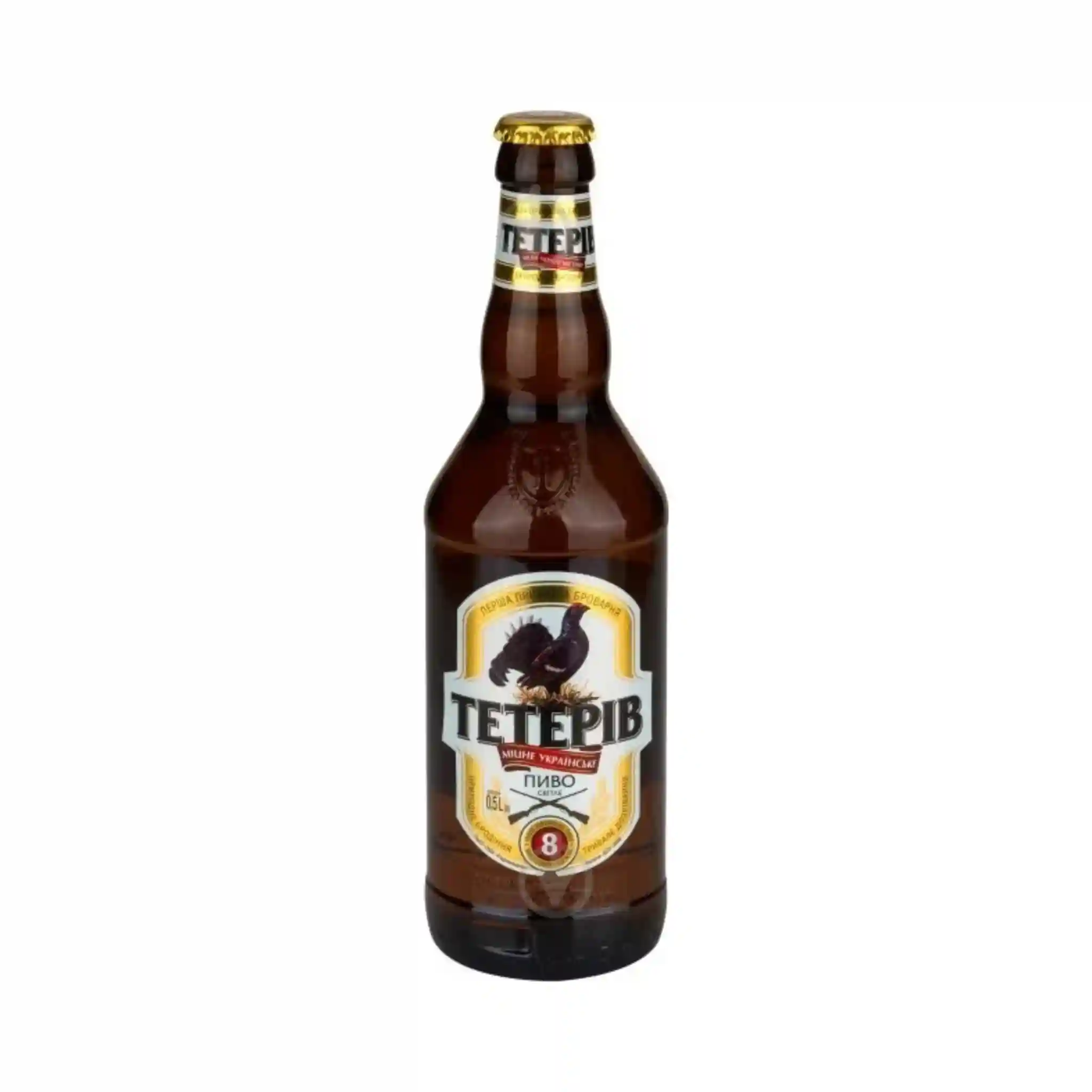 PPB "Teteriv" pivo svetlé, alл.7 %, plato 15°, sklo 0,5l/20ks