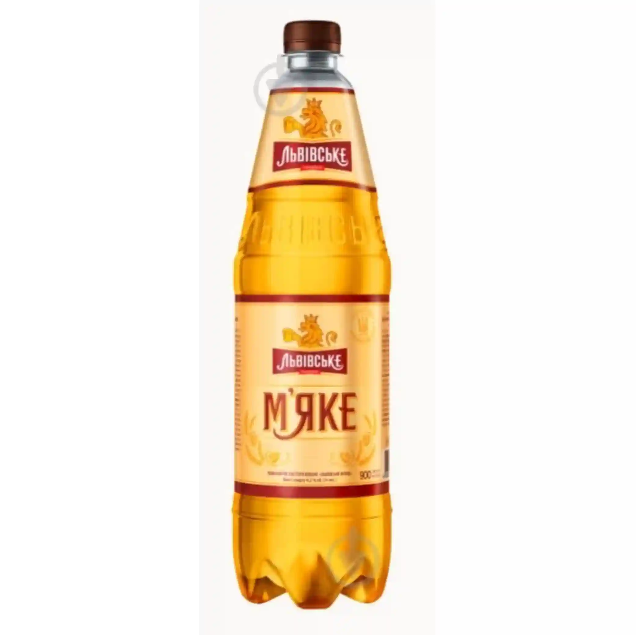 Carlsberg "Lvivske Mjake" pivo světlé, alл. 4,2 %, plato 10°, PET 0,9l/12ks