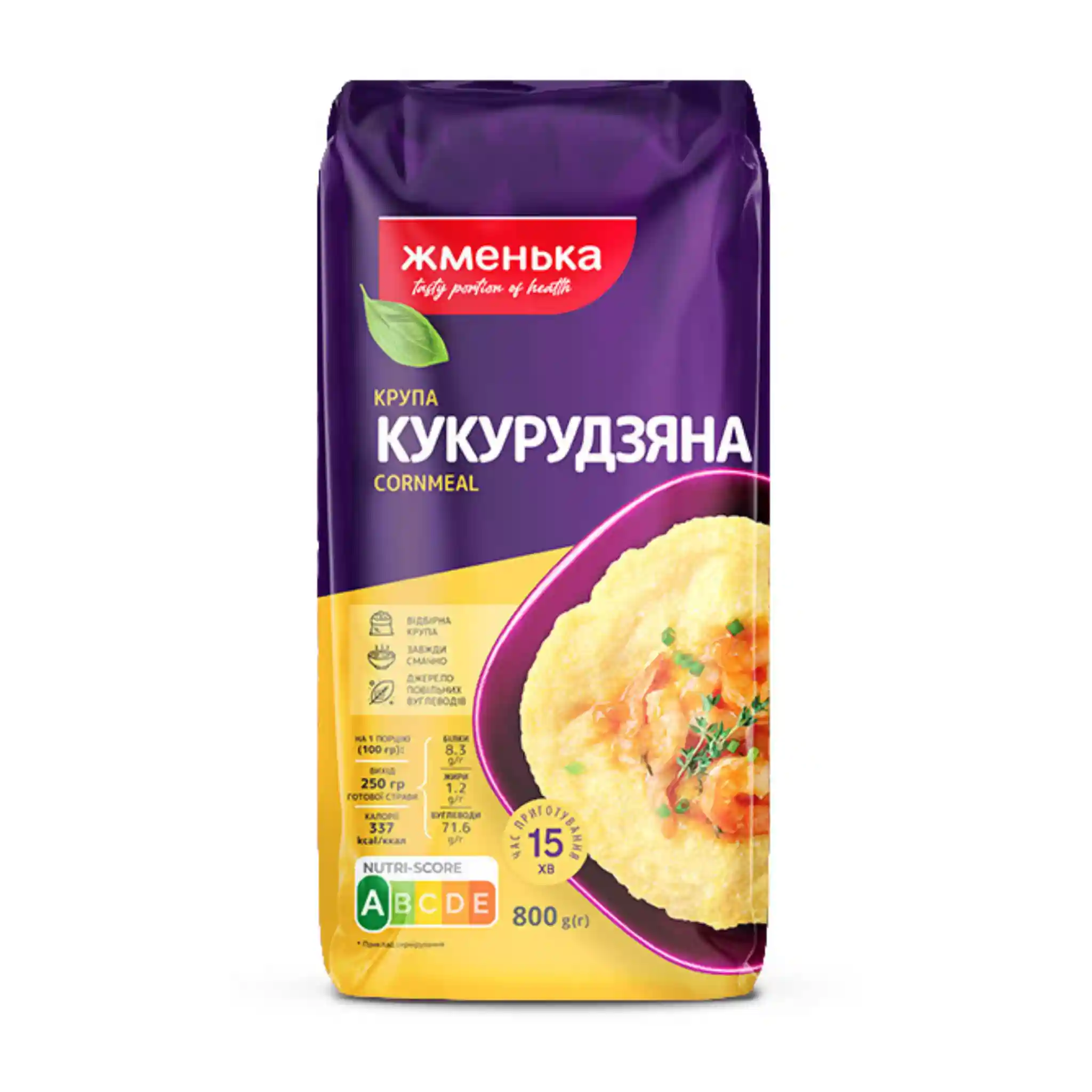 TM Zhmenka Kukuřičná krupice, 0,8 kg/14ks