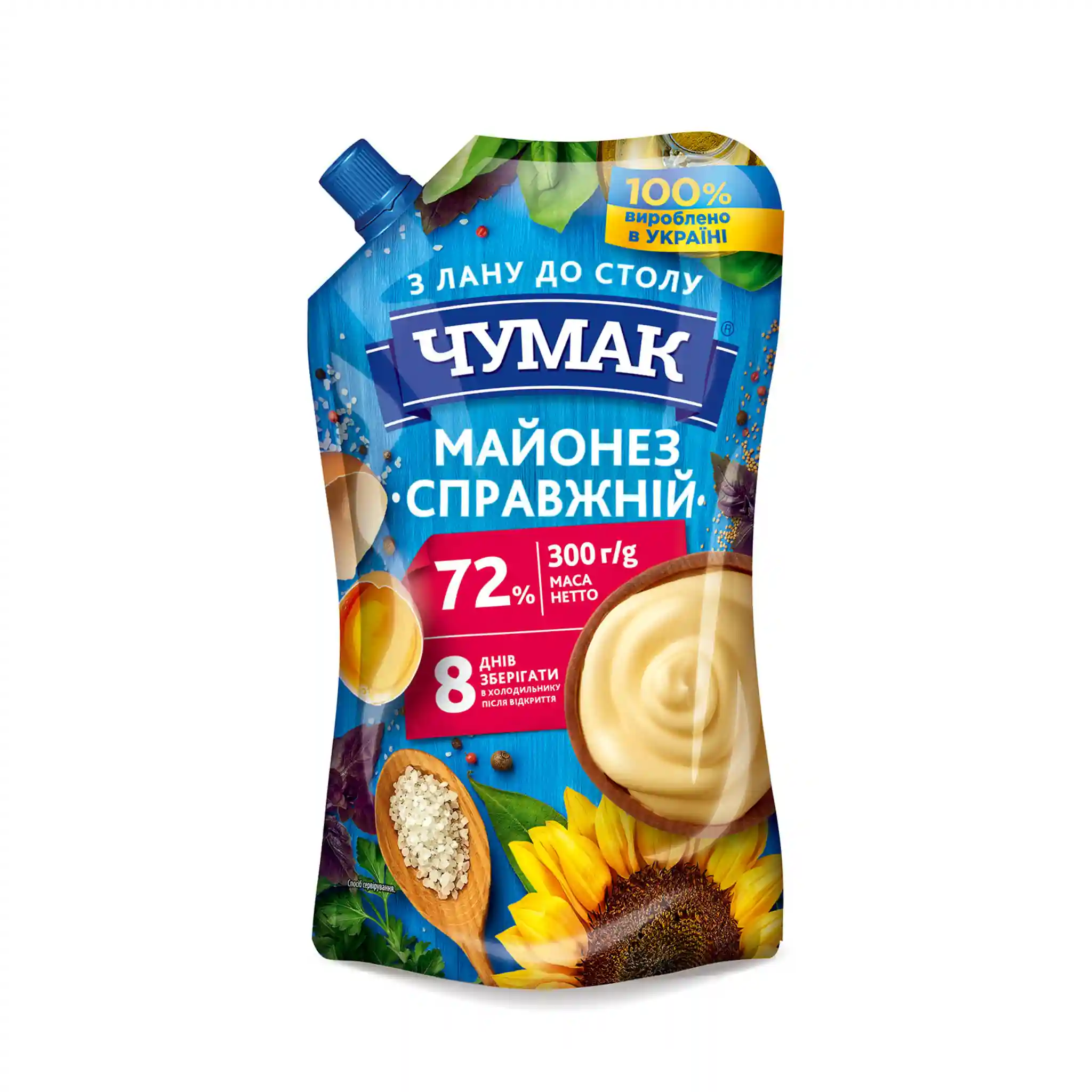 Čumak Majonéza "Spravžnij" 72%, 300g/36ks