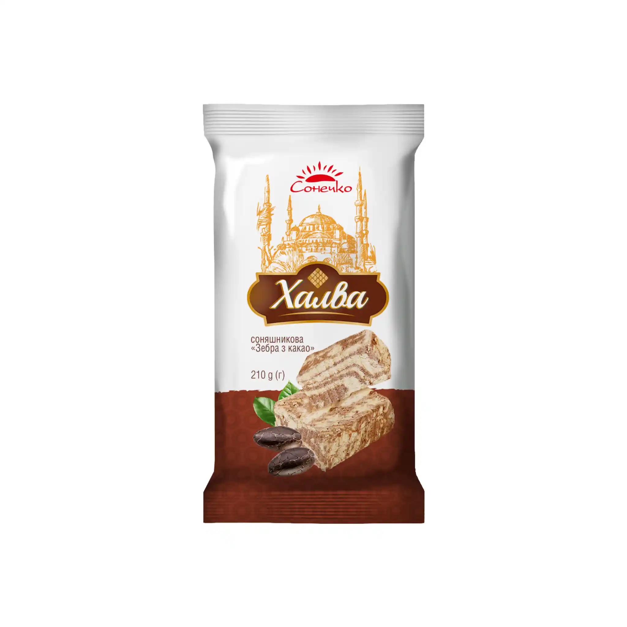 ES Norsu Halva slunečnicová "Zebra s kakaem", 210 g/20 ks