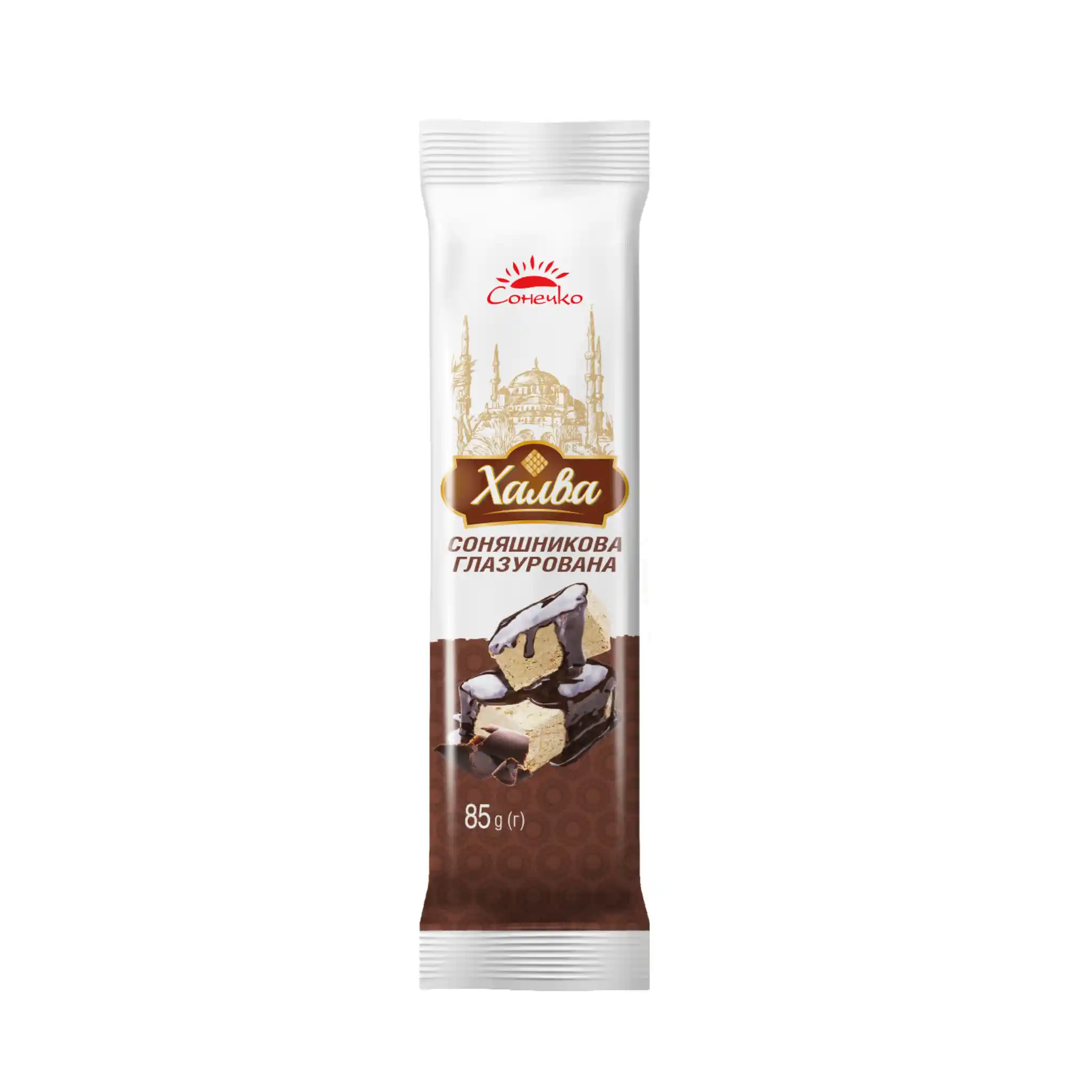 ES Sonečko Halva slunečnicová vanilková glazovaná, 85 g/24 ks