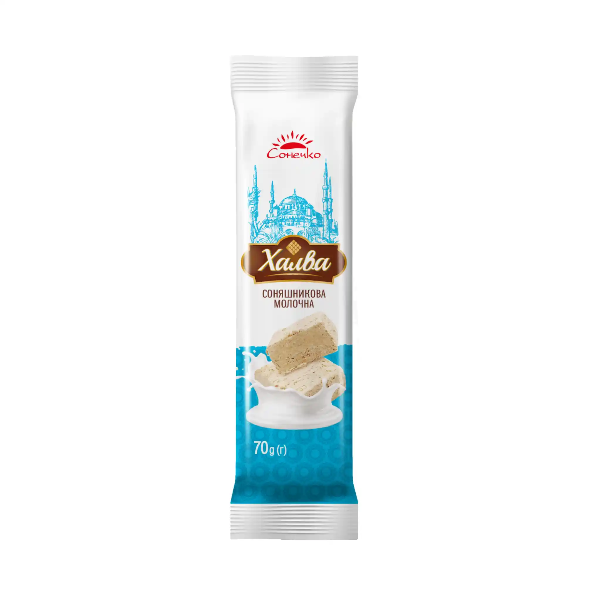 ES Norsu Halva slunečnicová mléčná, show box, 70 g/25 ks