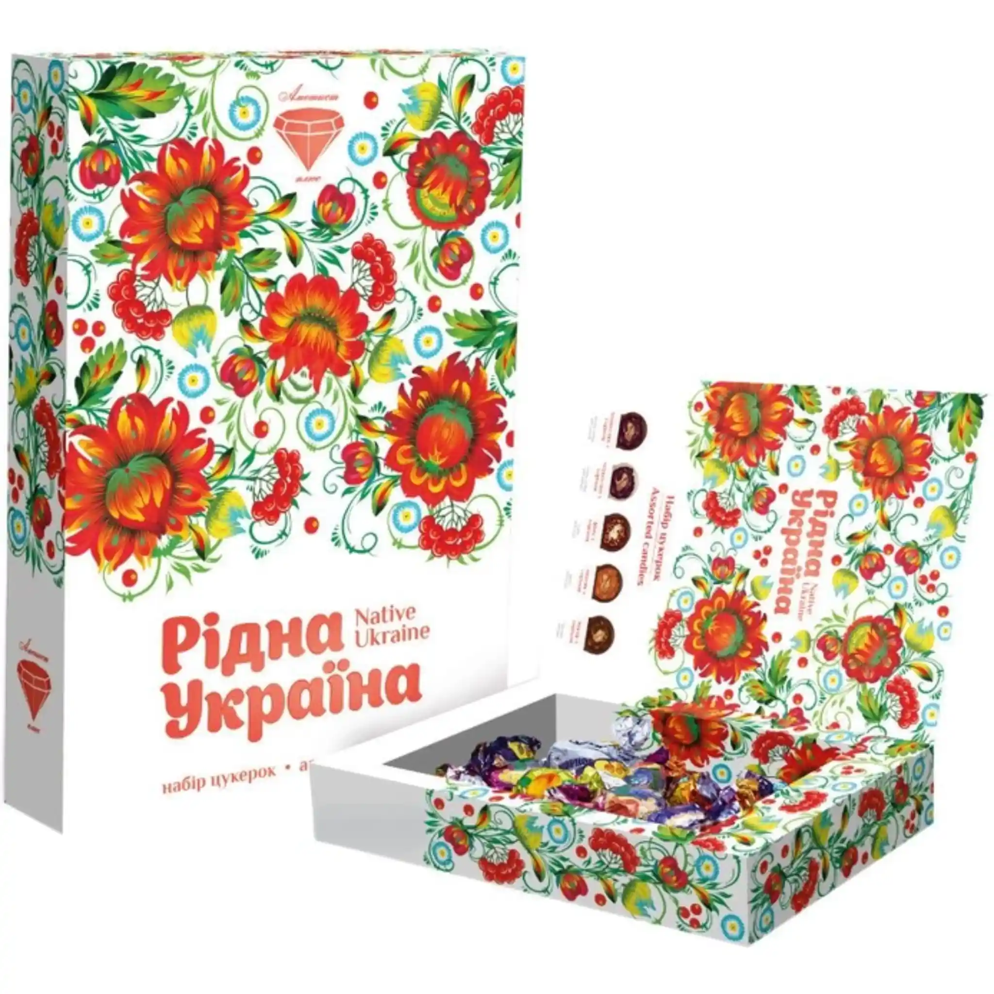 Ametist "Rodná Ukrajina", bonboniéra, 500g/10 ks