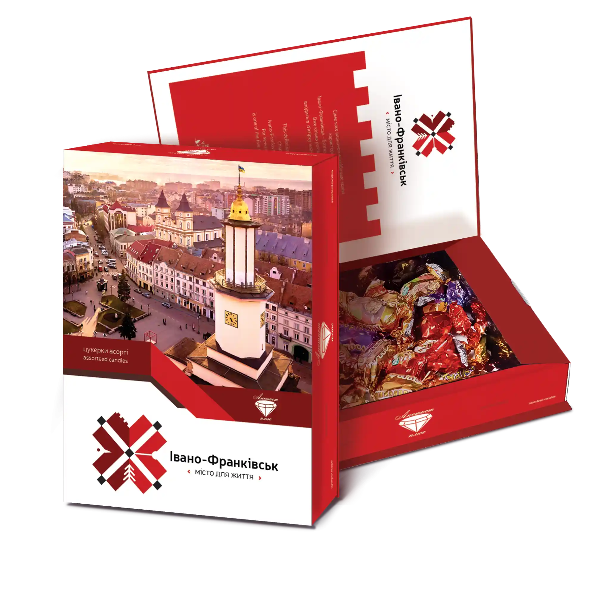 Ametist "Ivano-Frankivsk", bonboniéra, 500g/10 ks