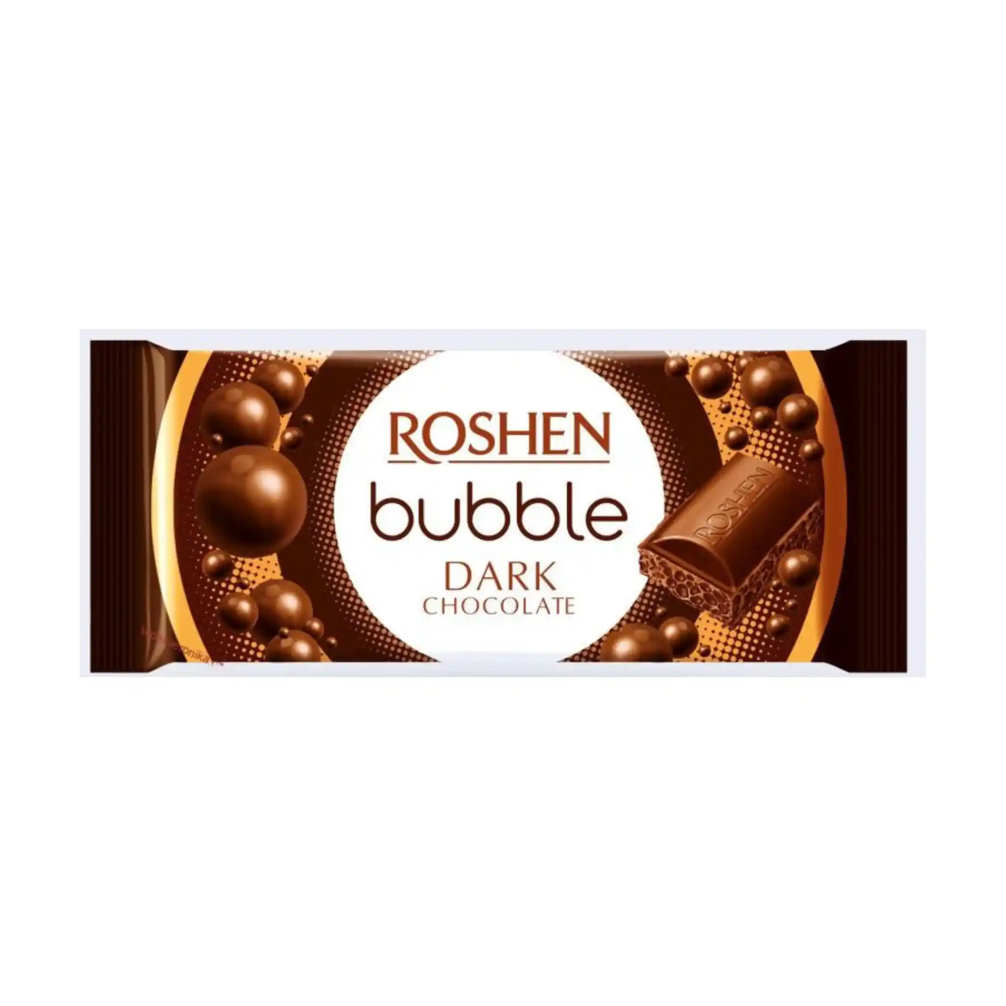 Roshen "Hořká čokoláda", s bublinkami, 80g/20ks