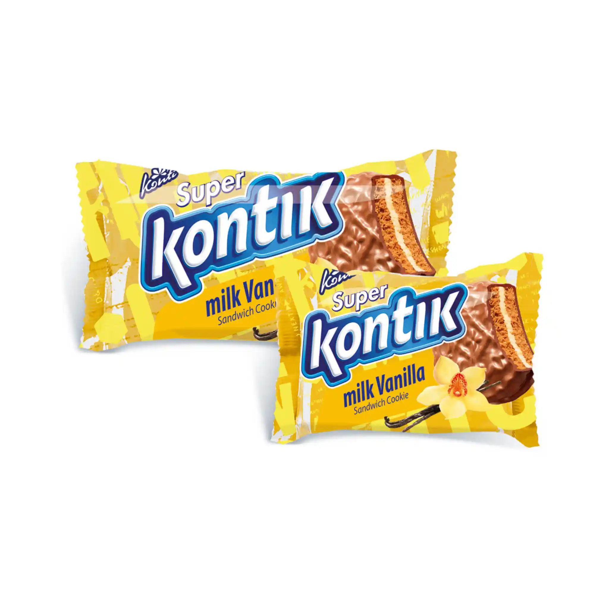 SvitKonti "Svit Kontik. Vanilka a mléko", sušenky-sendvič, 90g/36ks