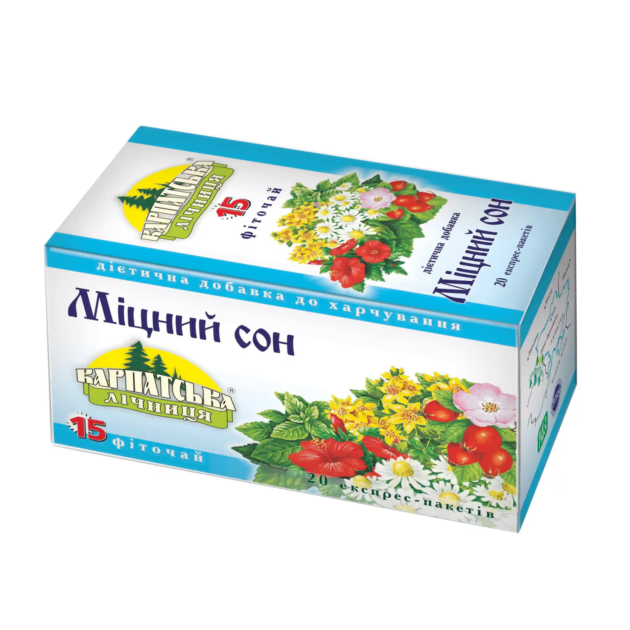 Karpatský čaj "Hluboký spánek", bylinný čaj, 25 × 1 g/36 ks
